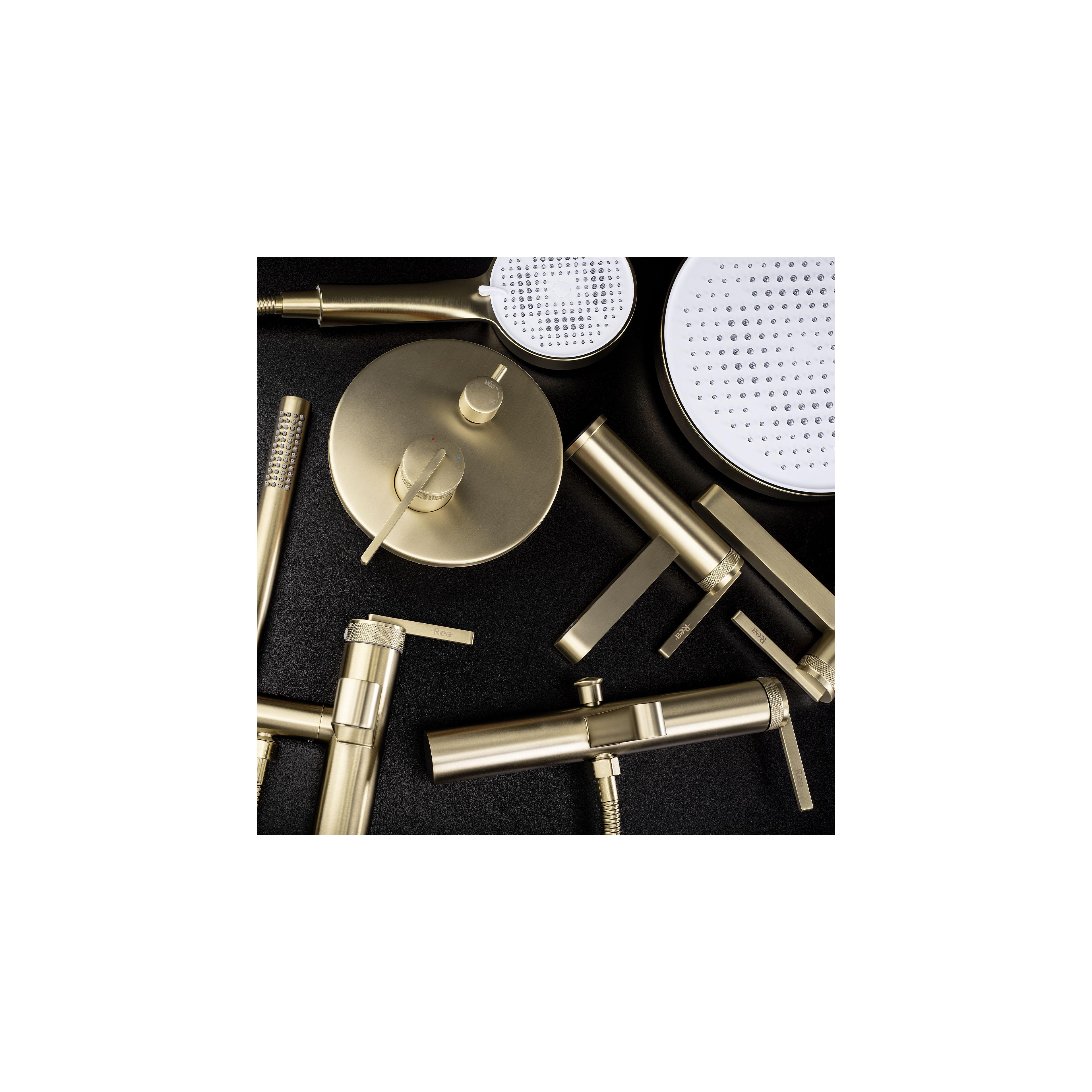 Смесител за биде Rea Grace Brush Gold