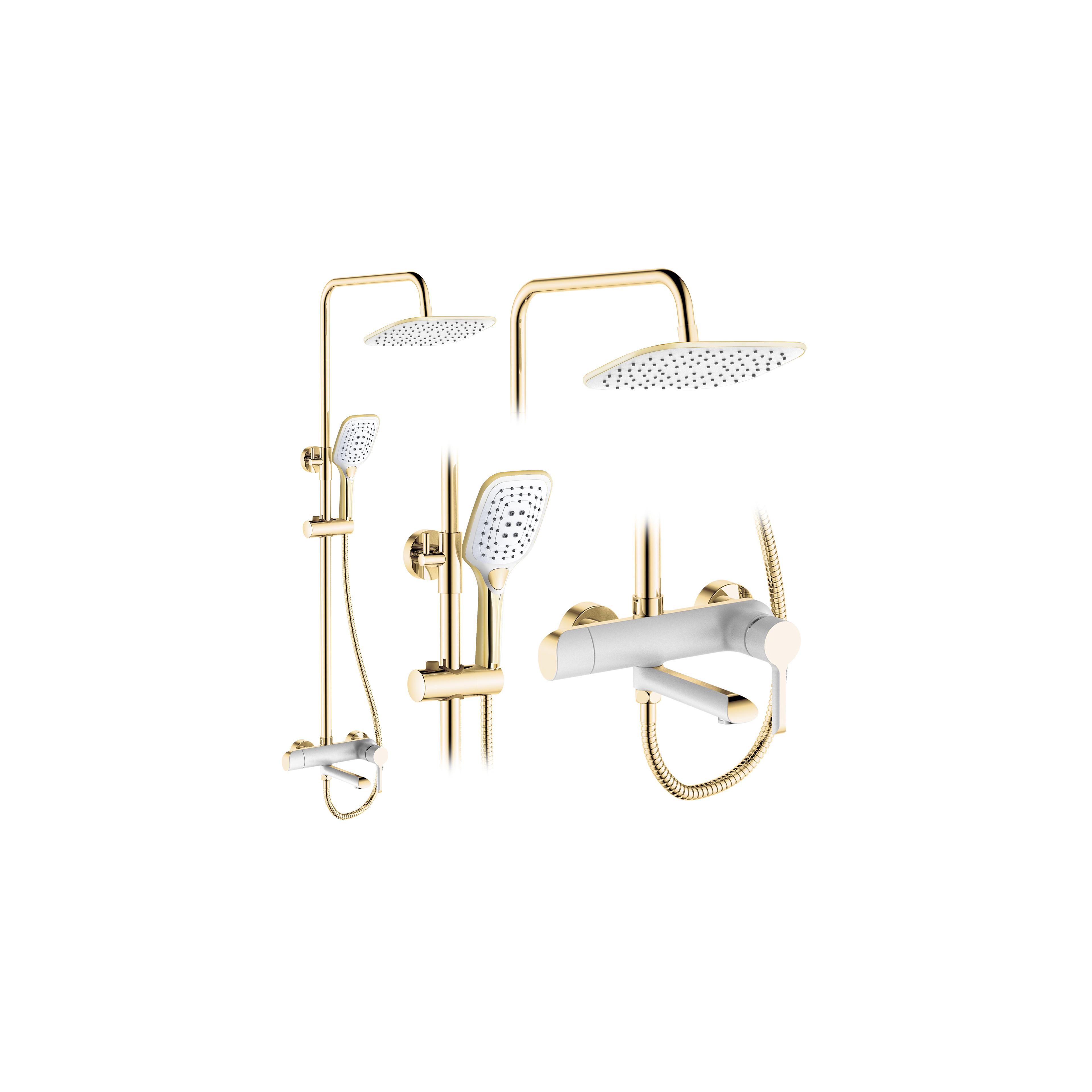 Shower set REA MELIA  WHITE GOLD