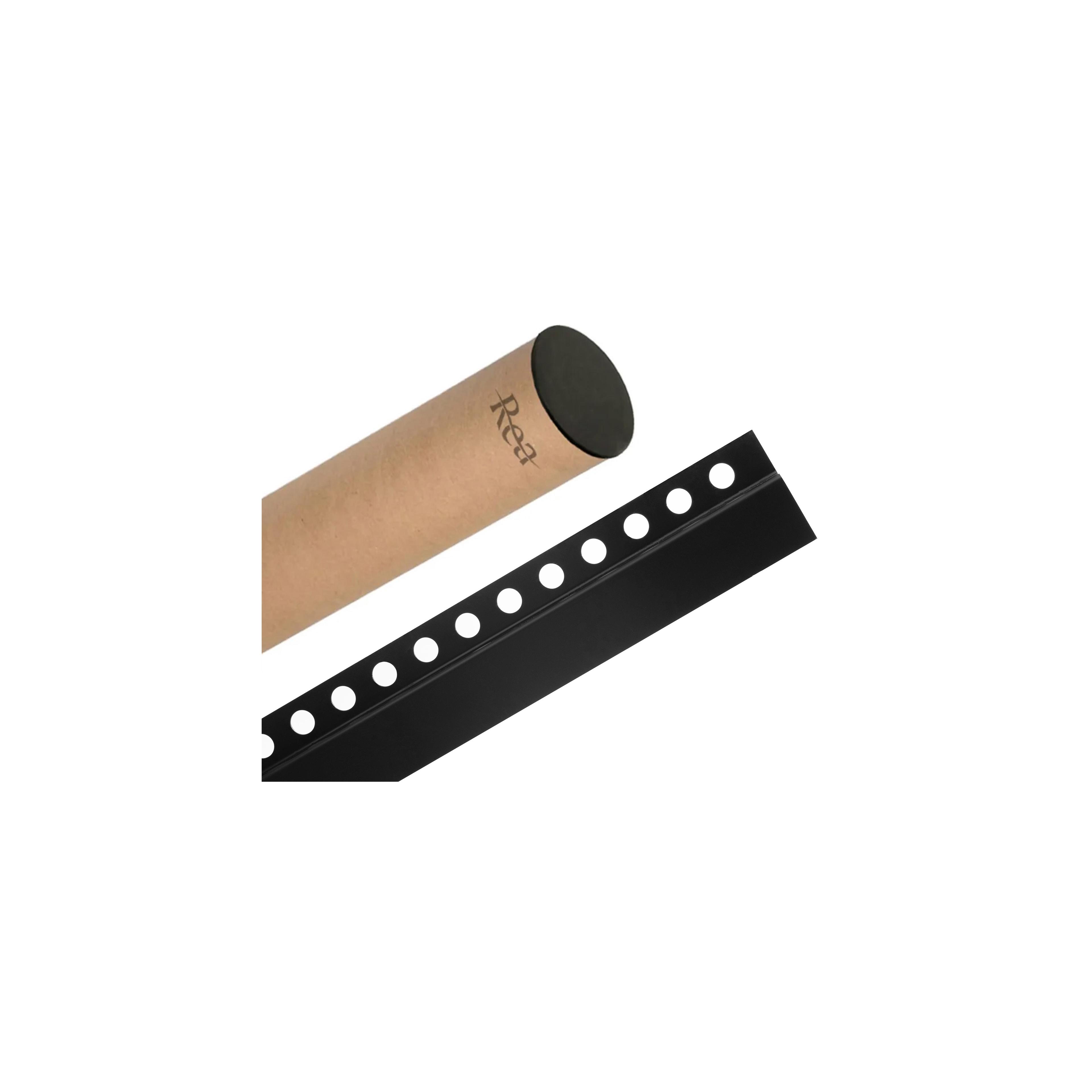 Front shower tray strip 130cm Black