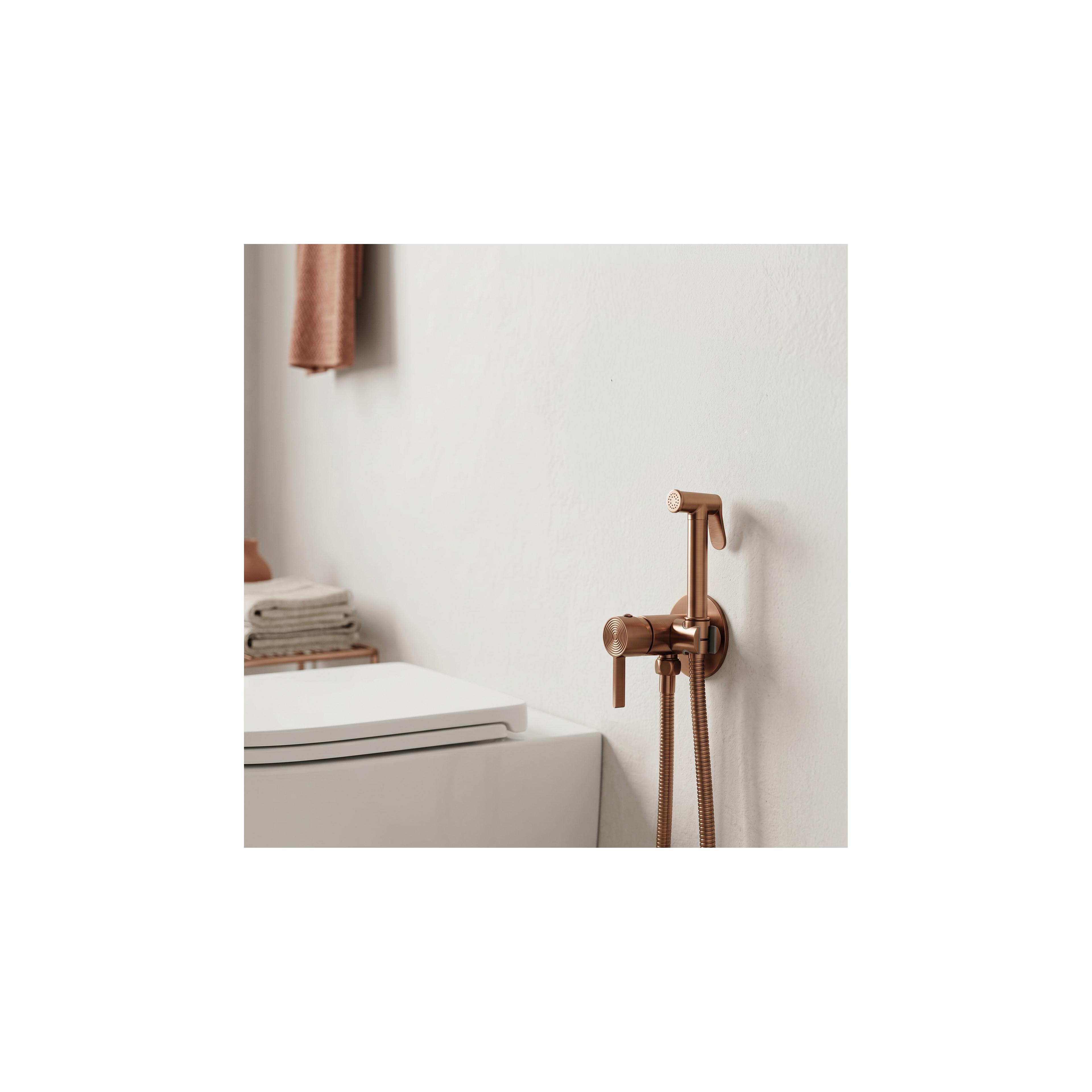 Miješalica za bide Foss Clif Brush Copper