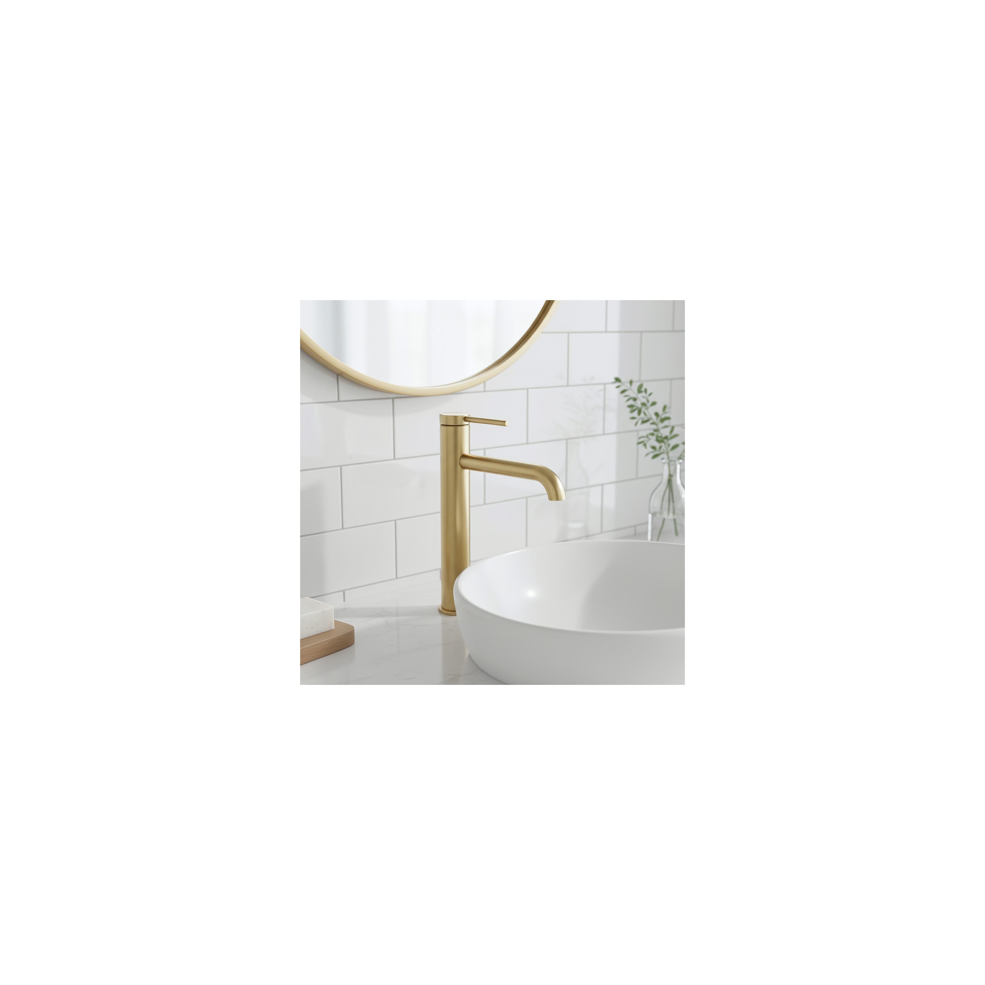 Robinet de lavabo Rea Spot Brush Gold High