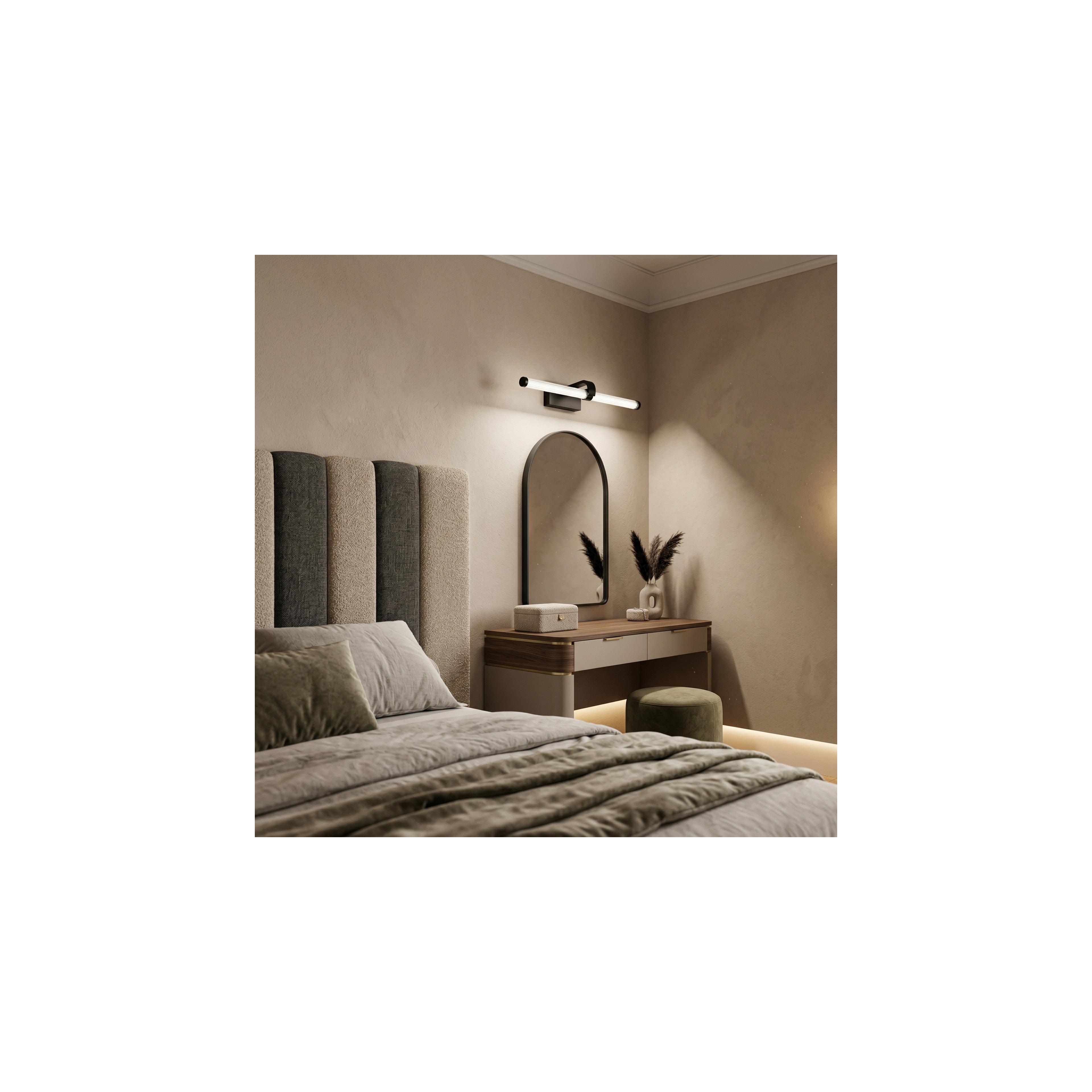 Badrum vägg LED-lampa APP1887-1W 40cm BLACK