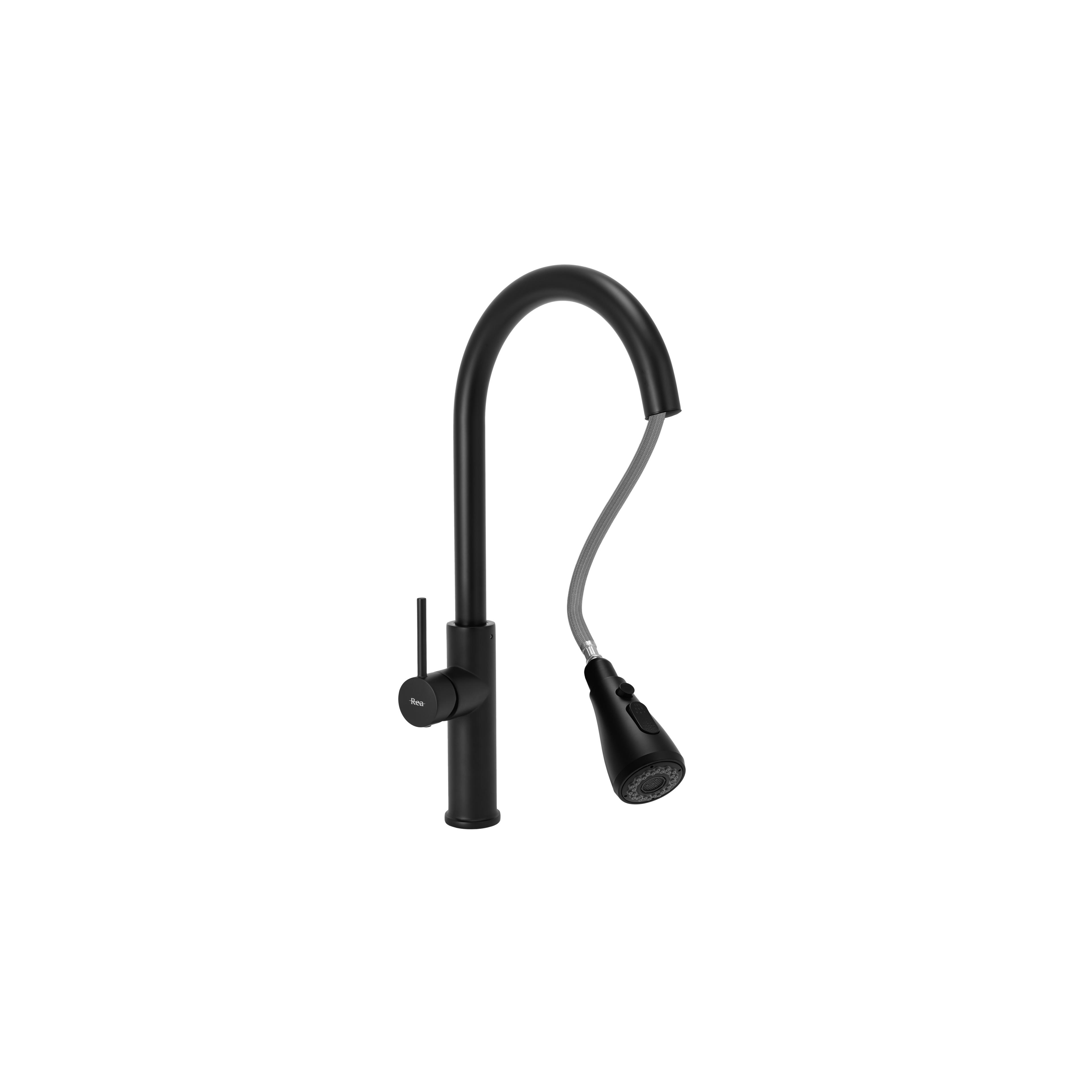 Kitchen faucet Nest black mat