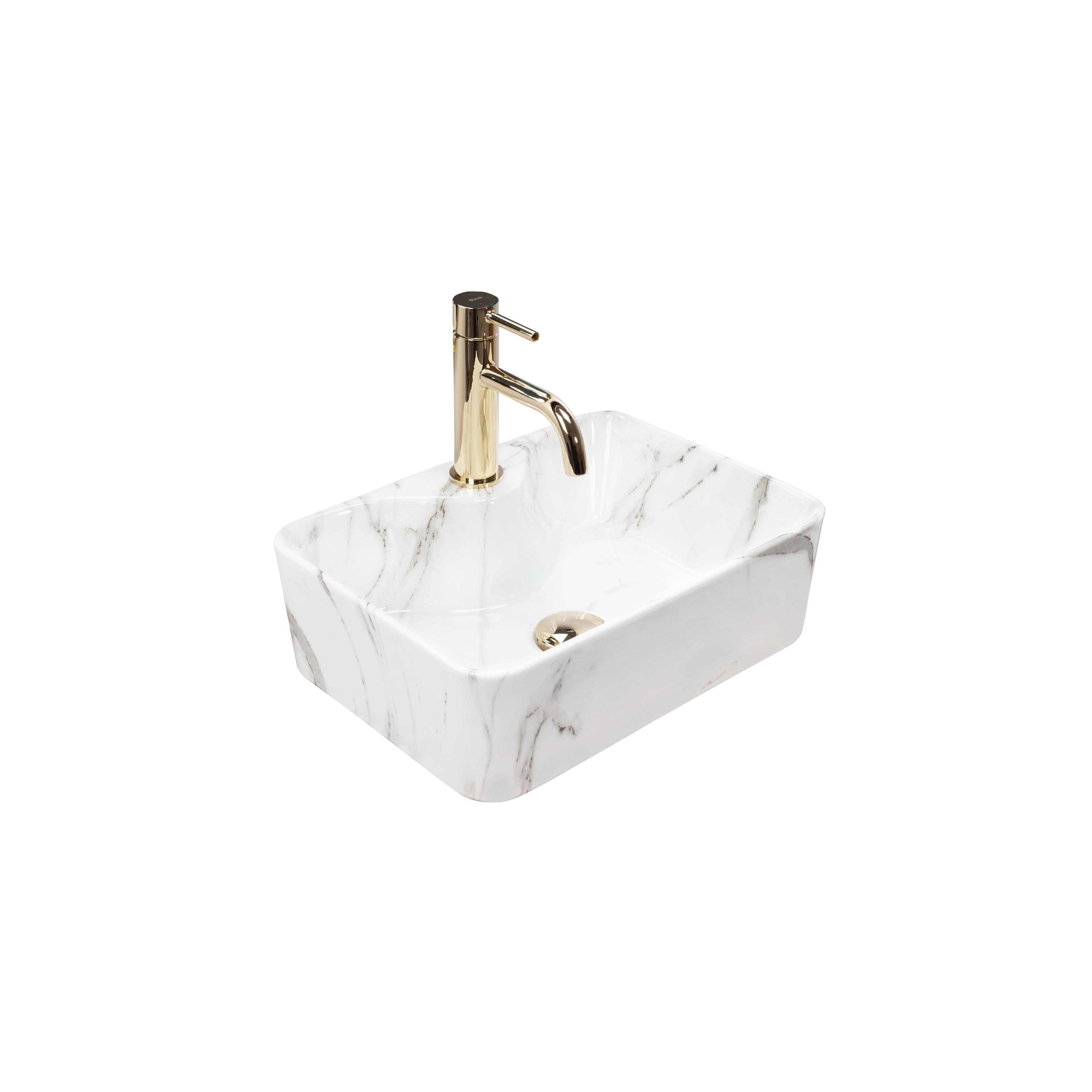 Countertop izlietne REA Kelly Mini Aiax Shiny