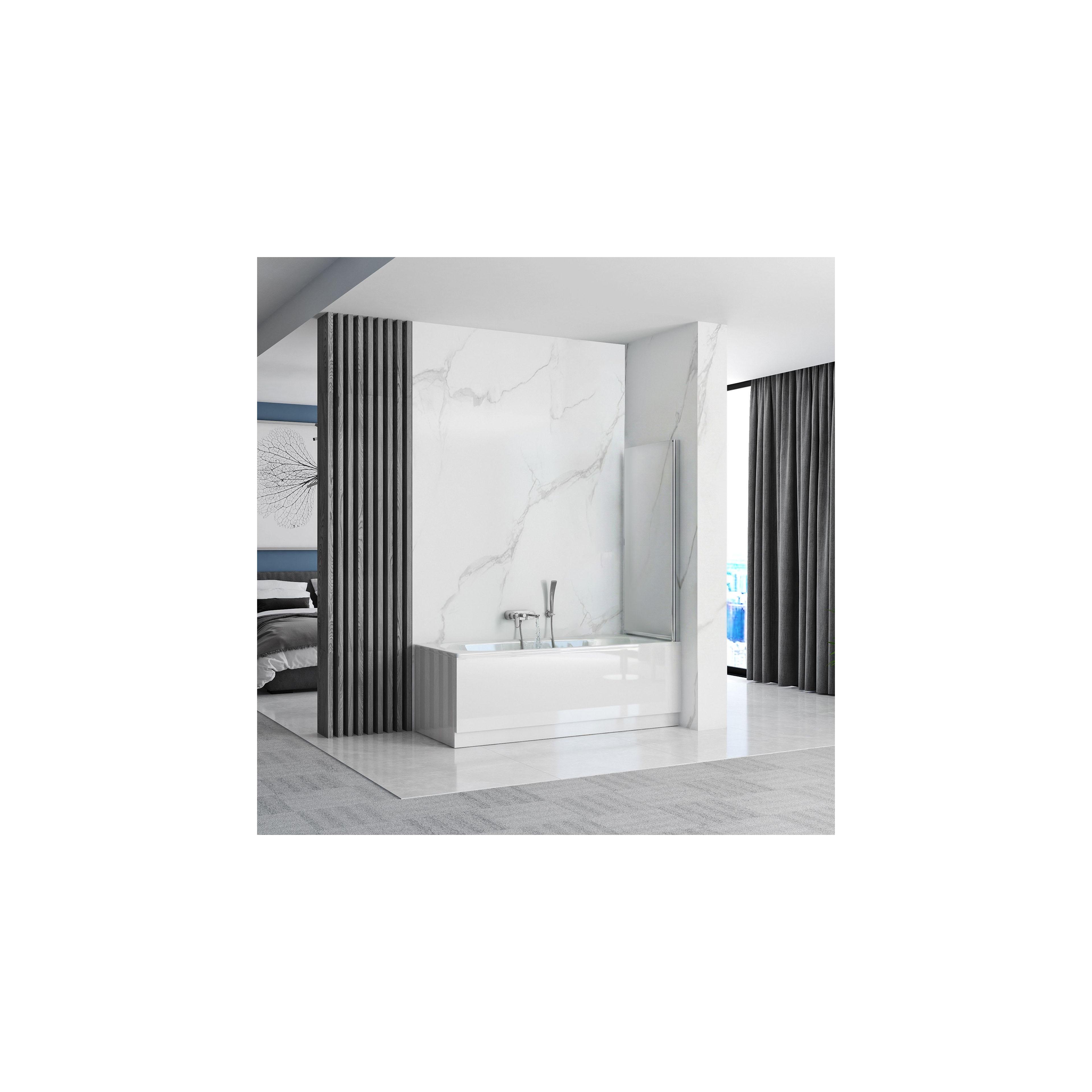 Pare-baignoire Mobile Rea Lagos 70 Chrome