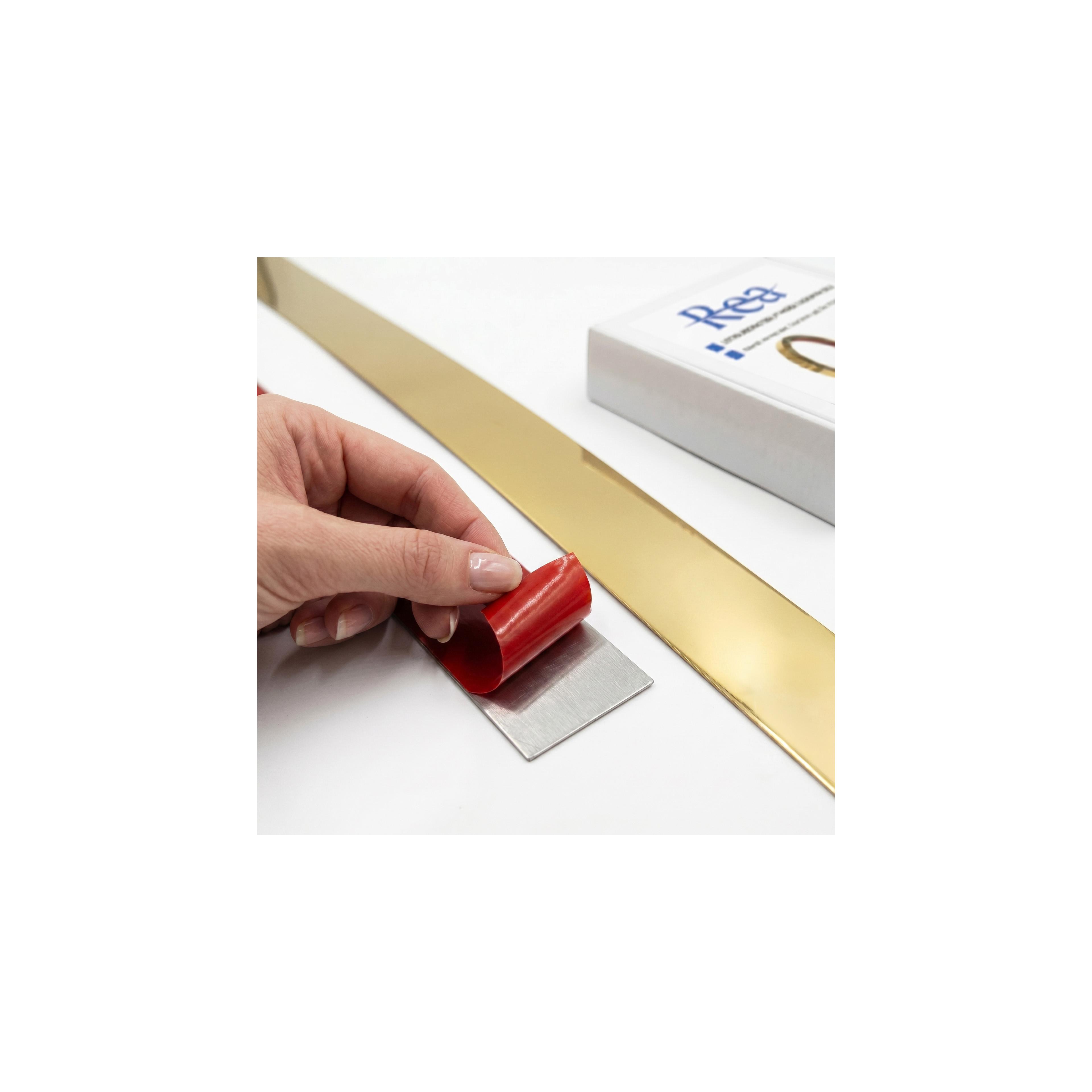 Självhäftande dekorlist Rea P14454CA 3,8cm Gold