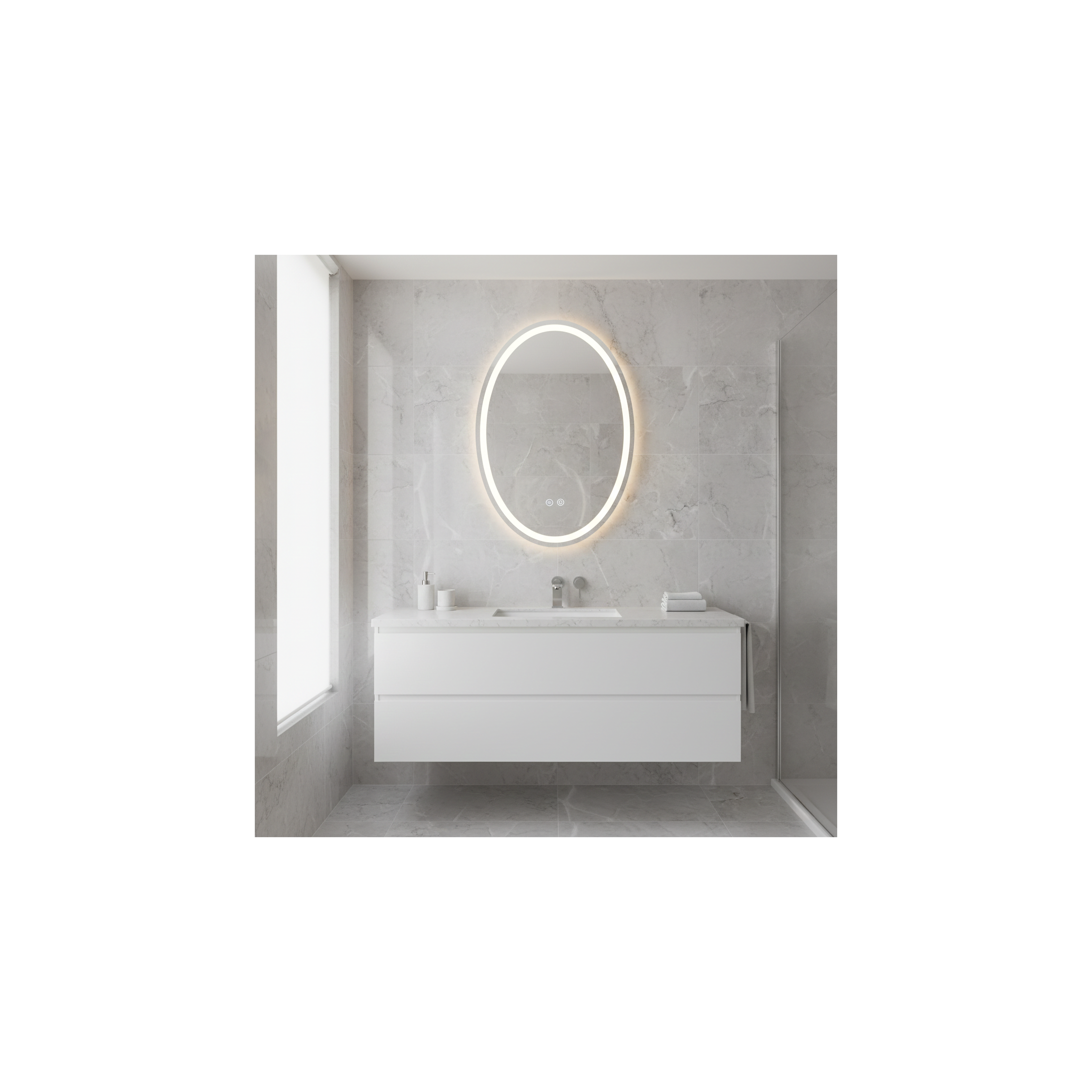 Miroir LED Marco 50x70 cm