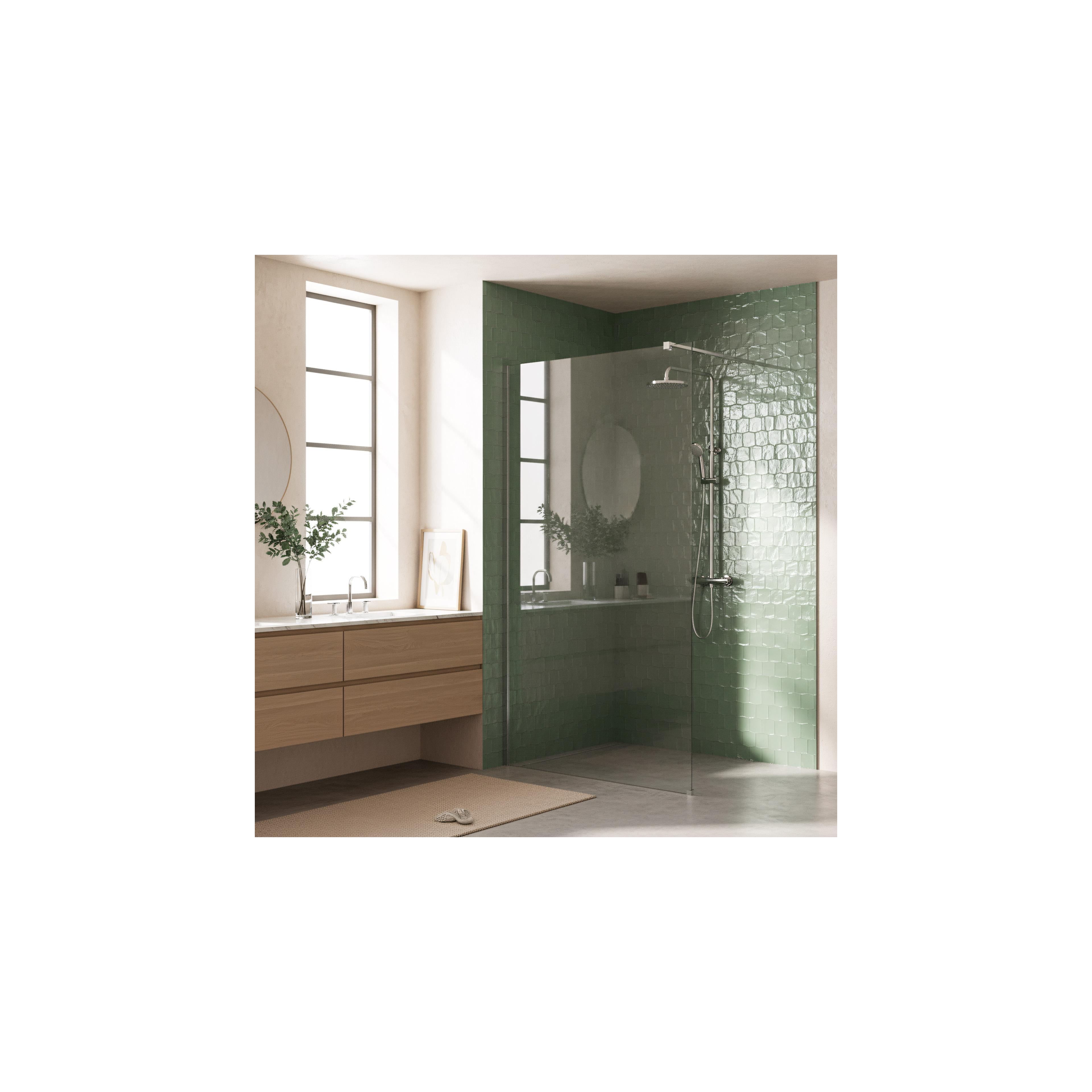 Kabina prysznicowa Walk-In Rea Flexi Transparent / Chrome 110