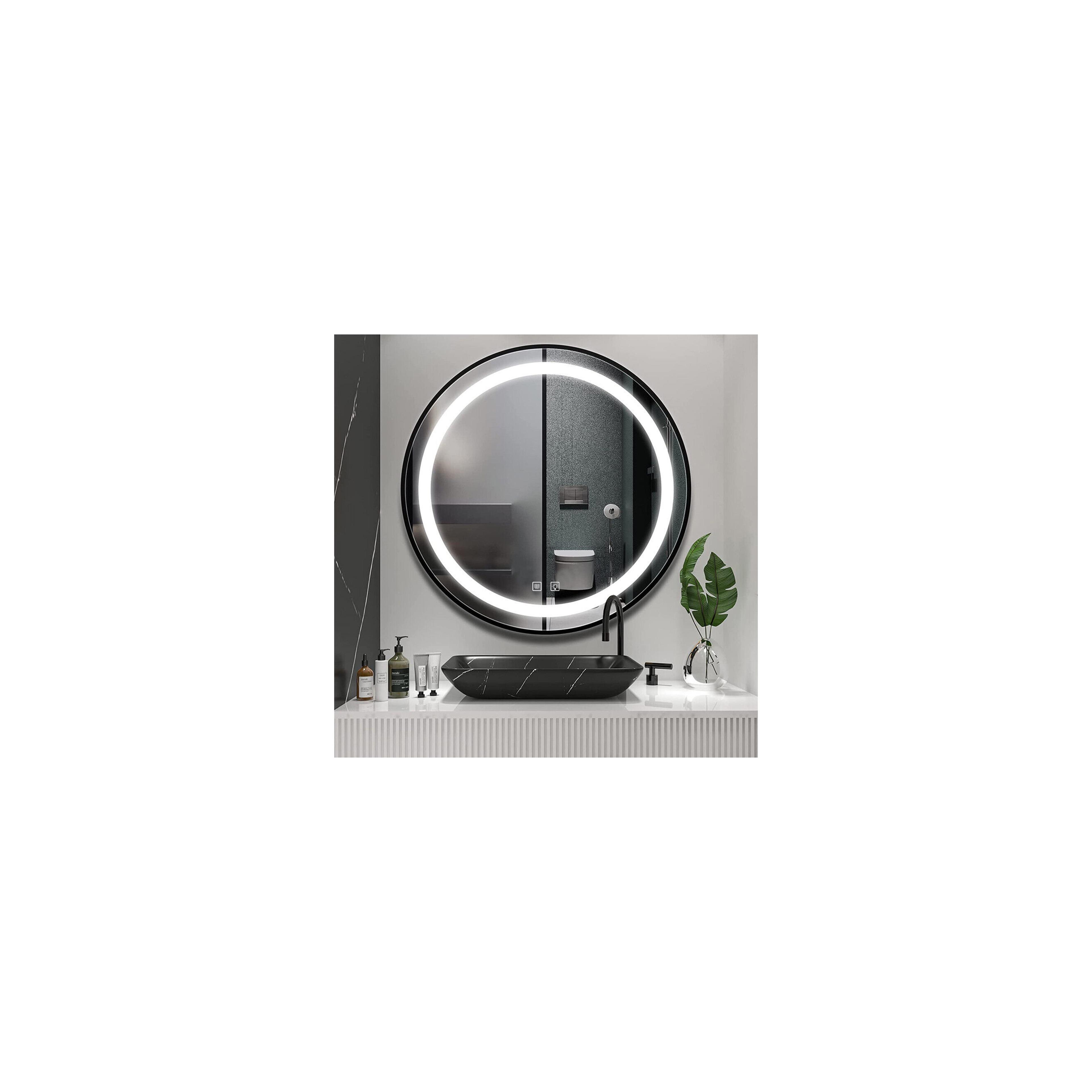 LED Tükör 50cm MMJ Black