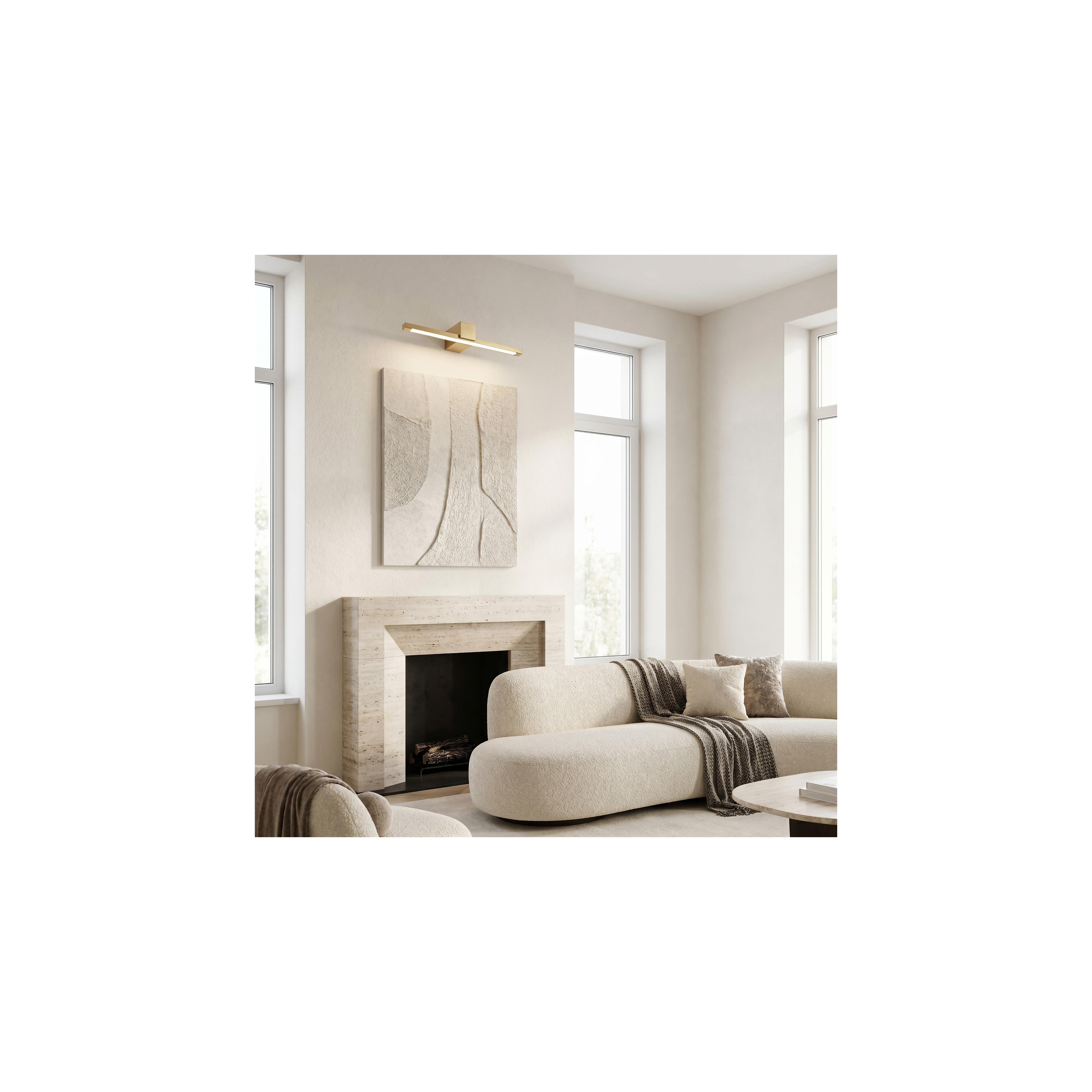 Bad LED-Wandleuchte SWE046-1W 40cm GOLD BRUSH