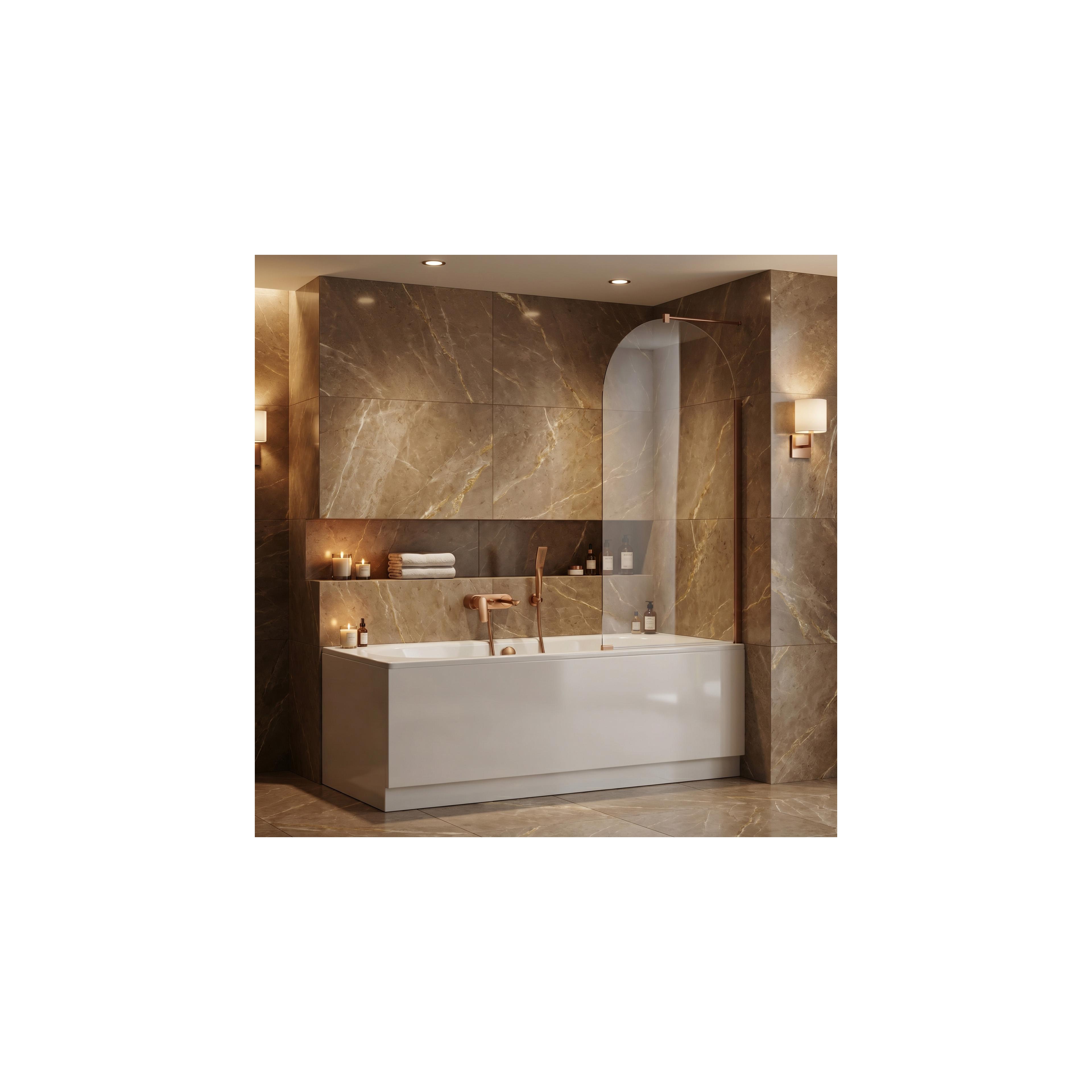 Bathtub screen Rea Travis Copper Brush 80