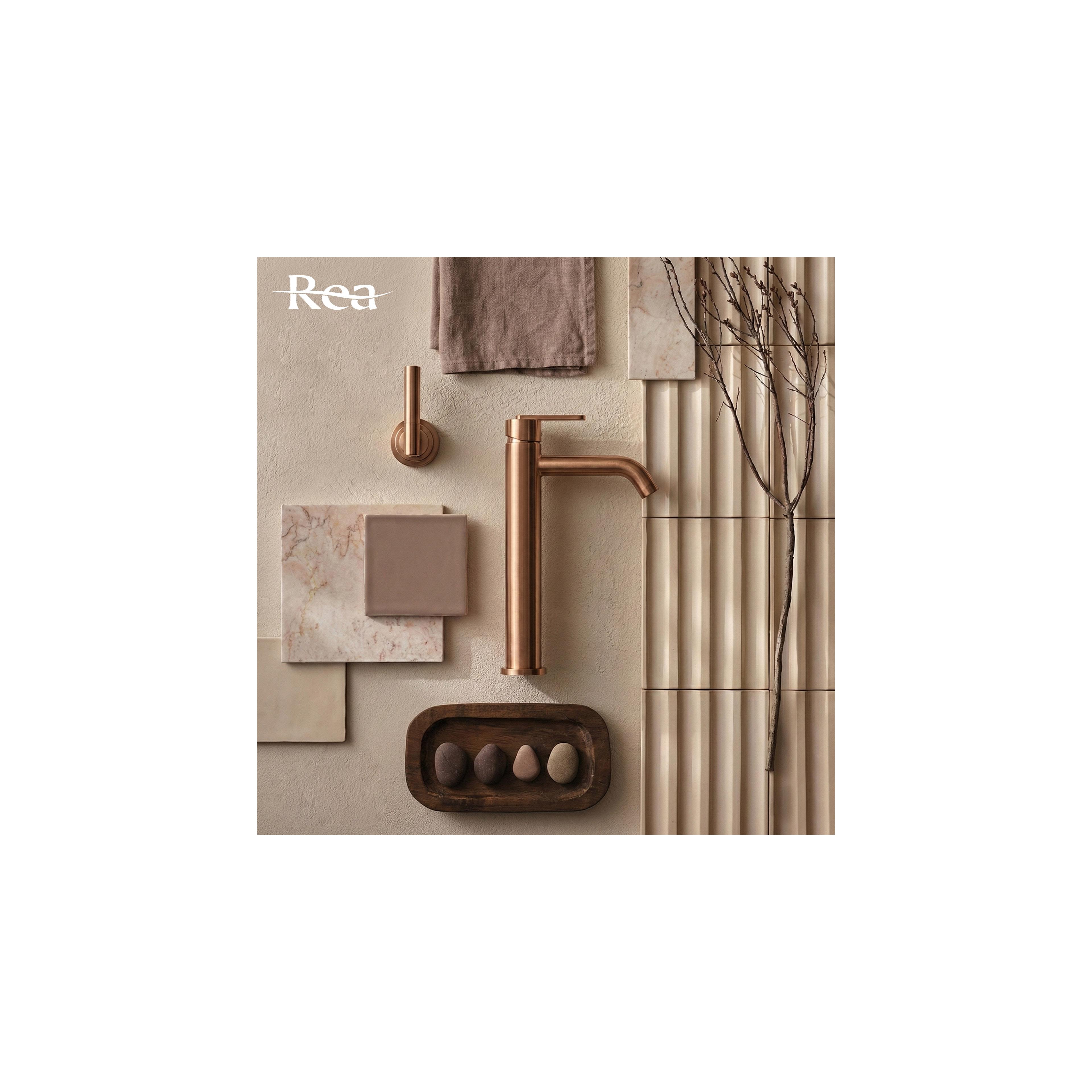 Robinet de salle de bain Rea Ontario Brush Copper