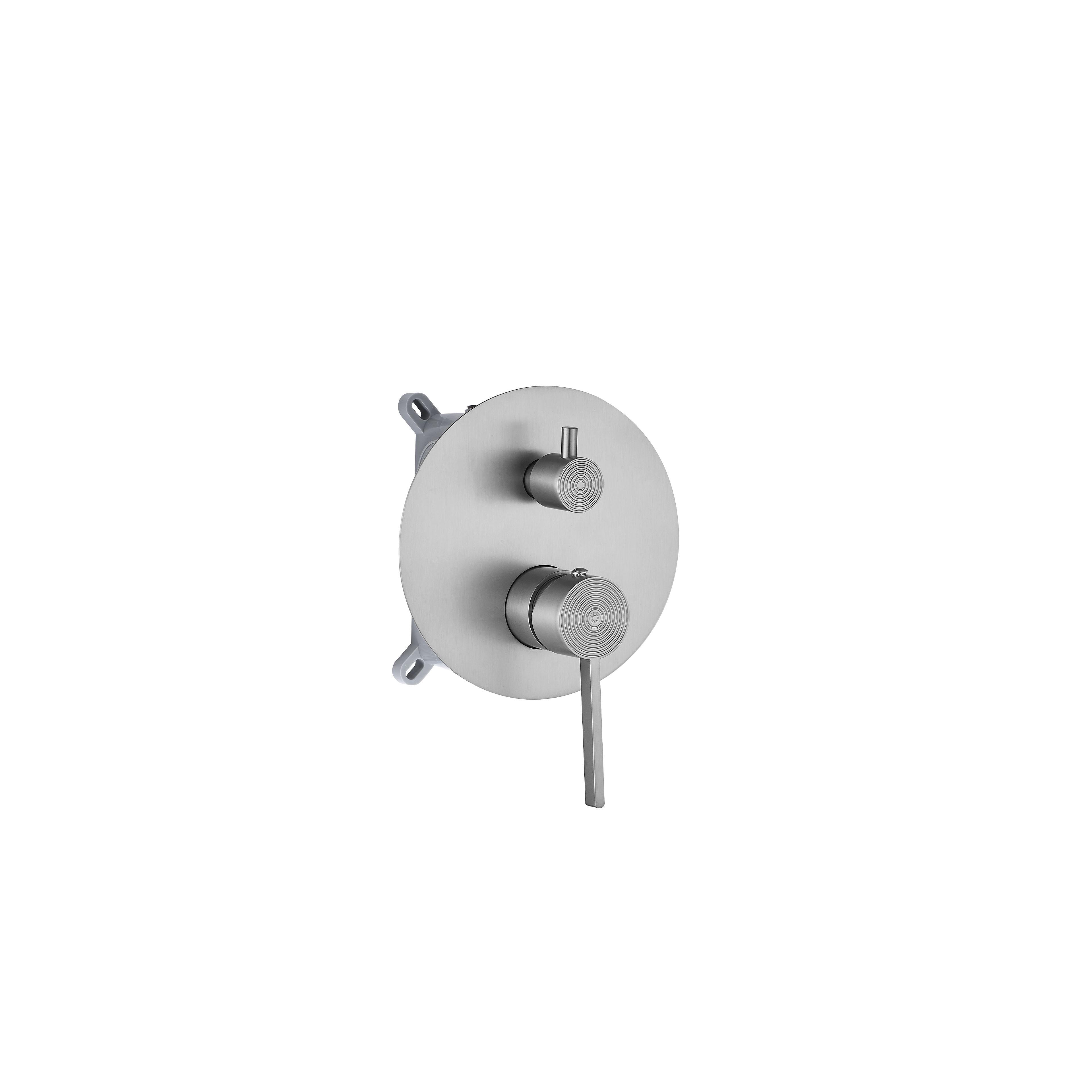 Conjunto de duche embutido Rea Foster Brush Nickel  + BOX