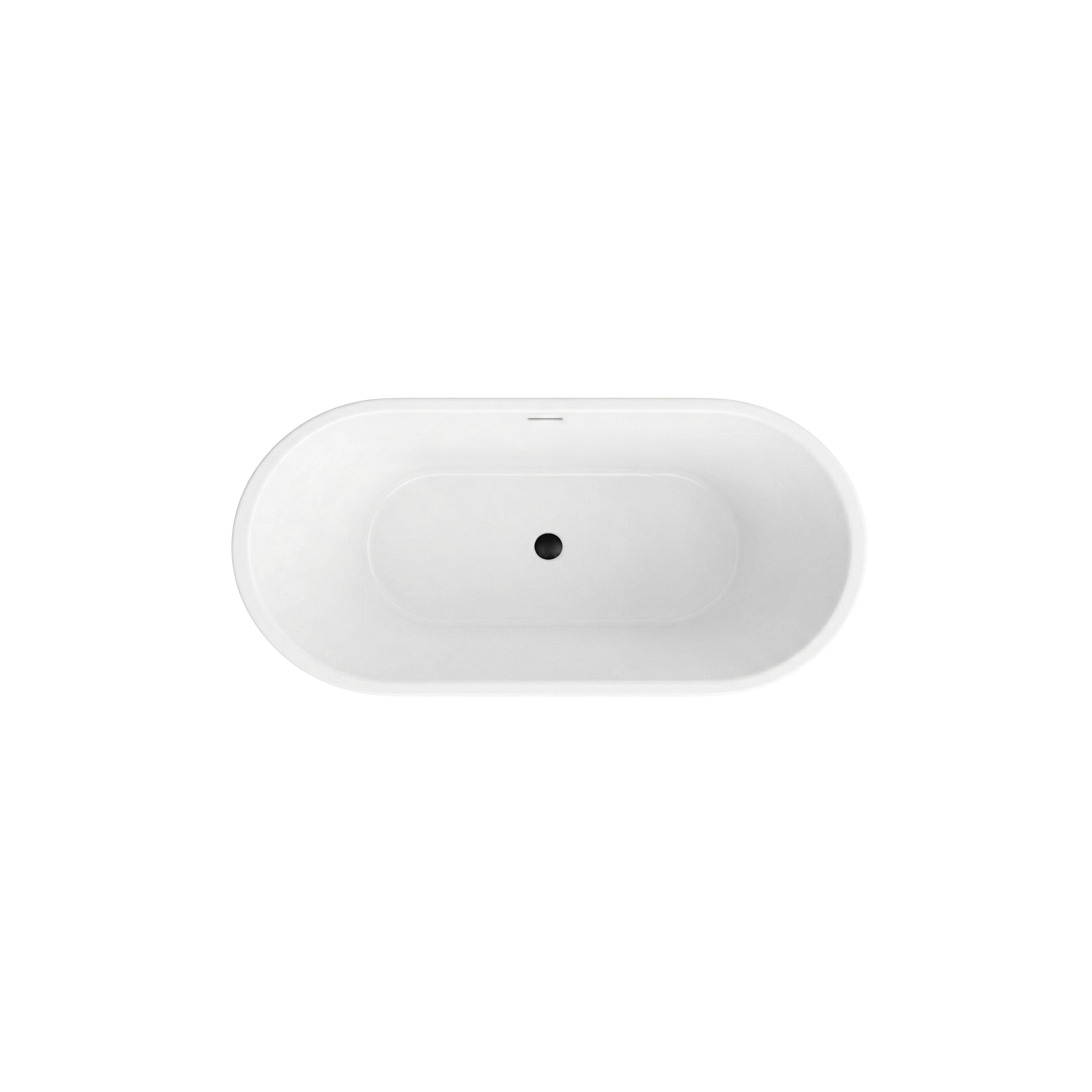 Baignoire autoportante en acrylique Olivia 170