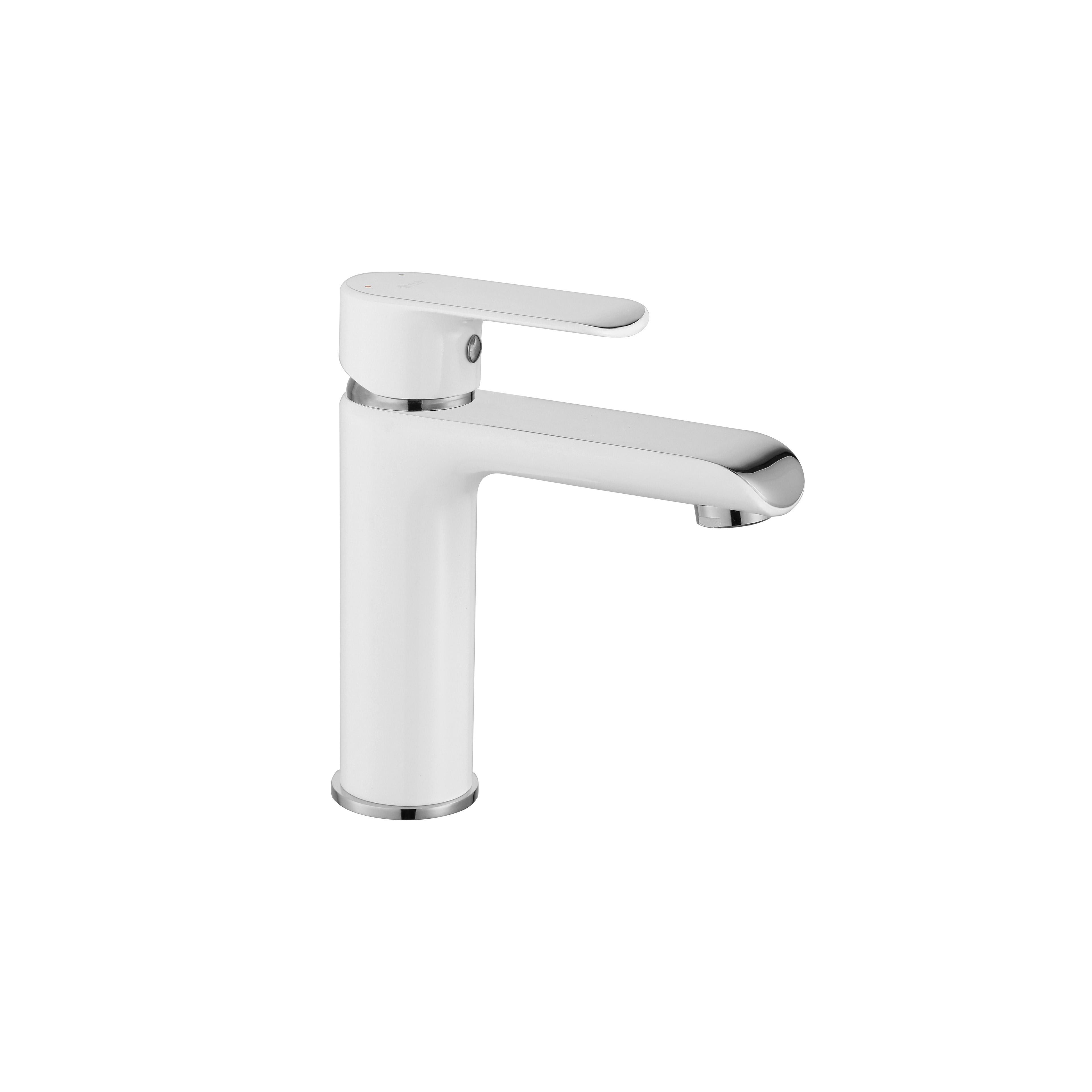 Baterie pentru baie REA Bloom White Chrom Low