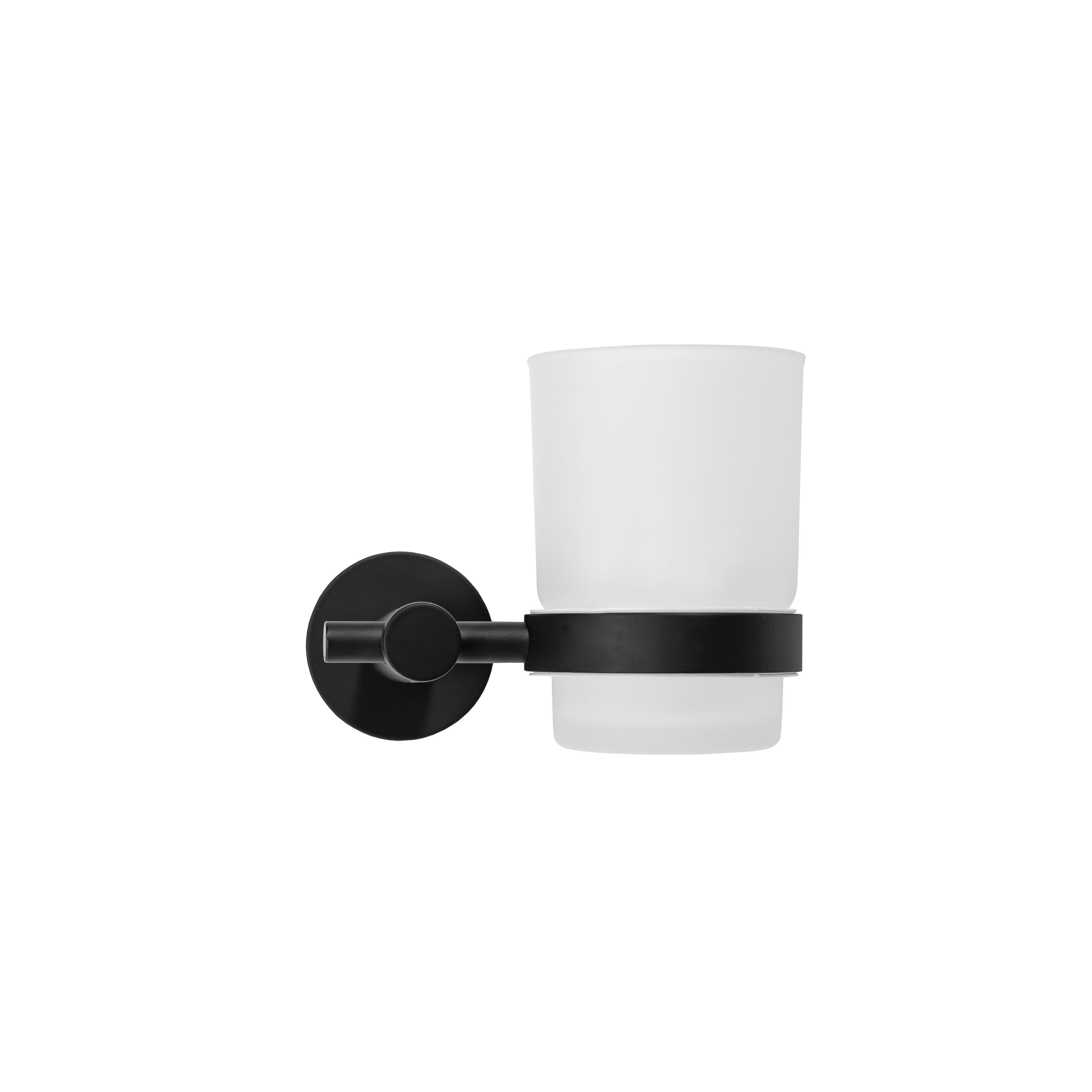 Fürdőszobai pohár Black 322233C LEO