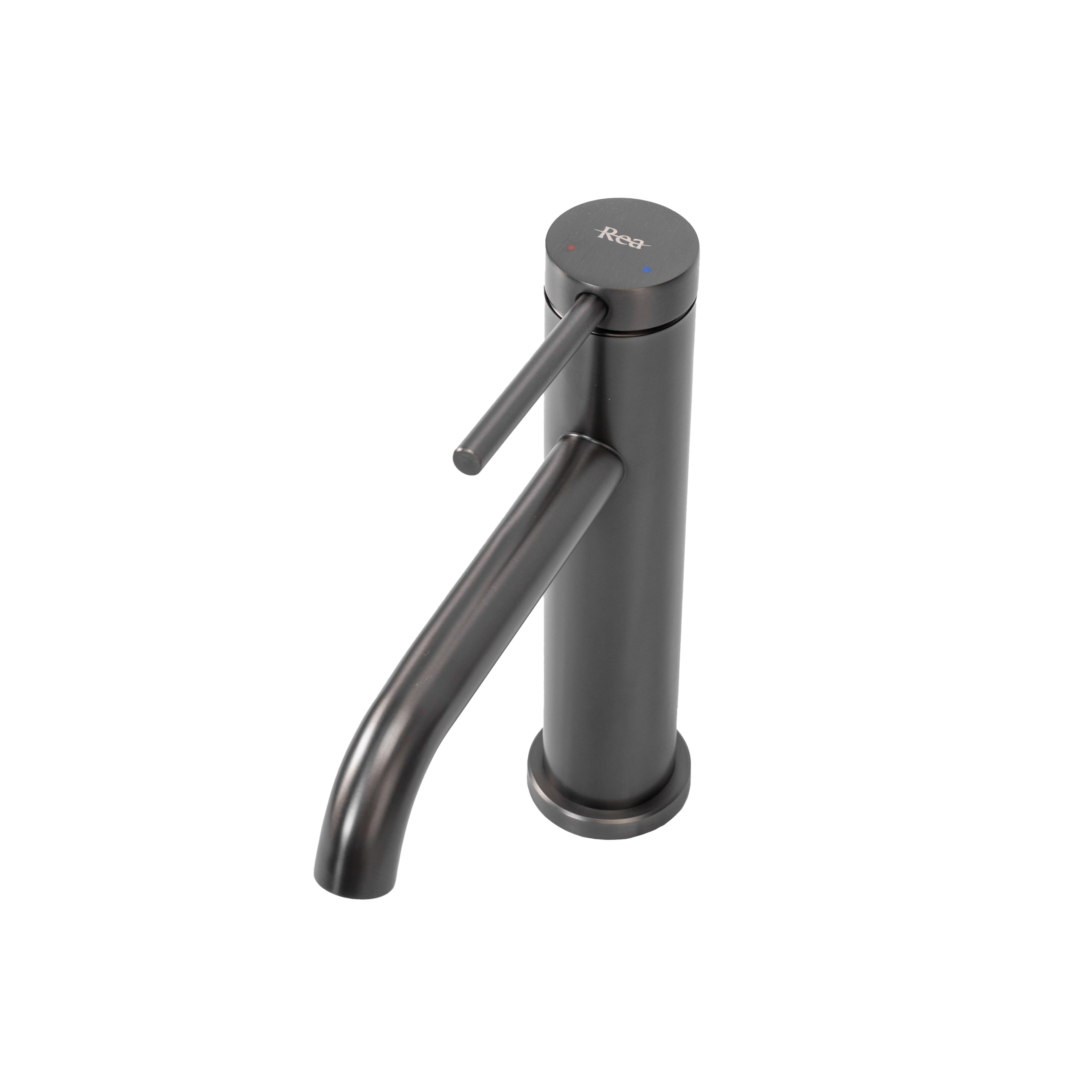 Bathroom faucet Rea CLIF Titanium