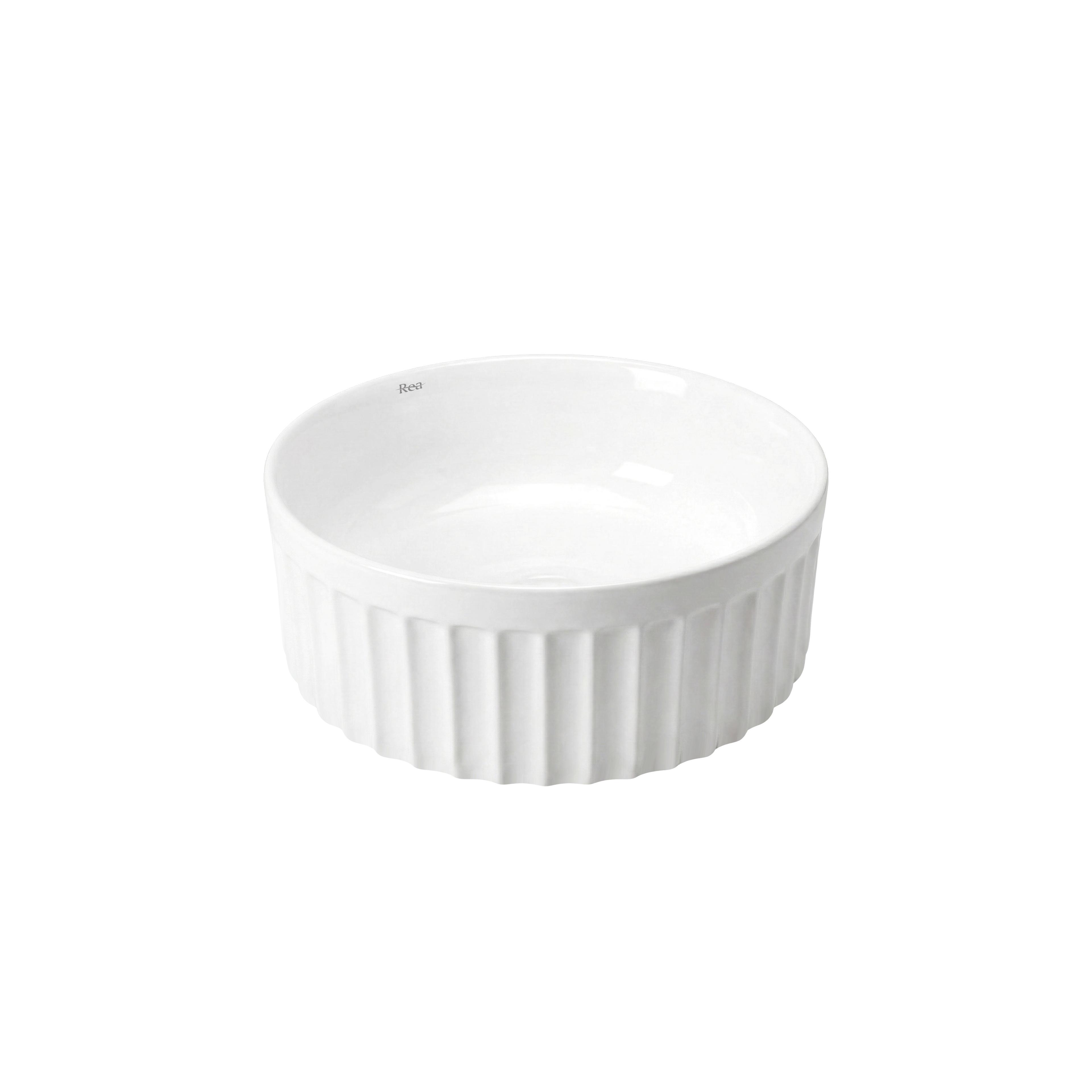 Ensemble : Cuvette WC suspendue + Lavabo à poser Rea Duo White