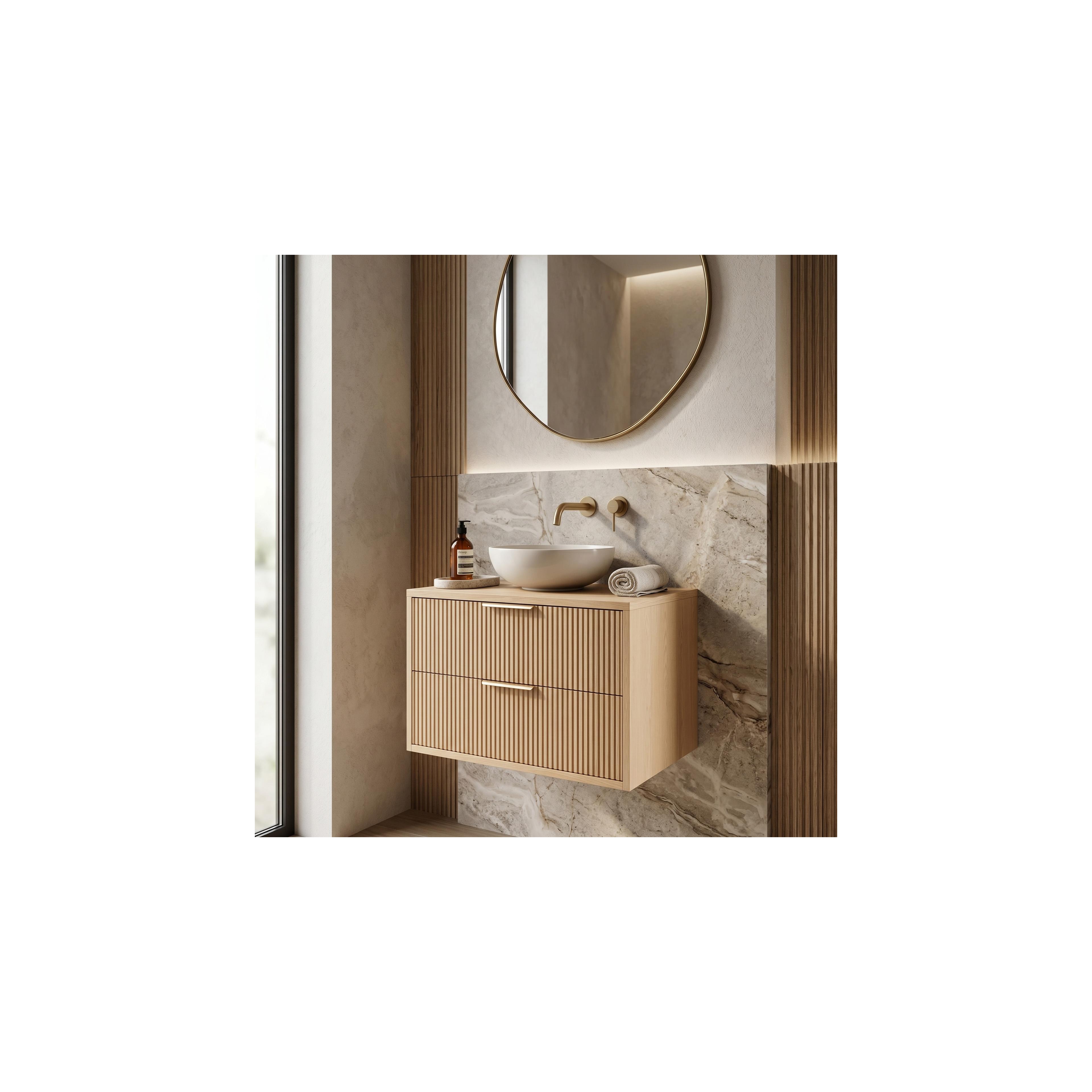 Bathroom vanity cabinet Rea Mono 60cm Beige