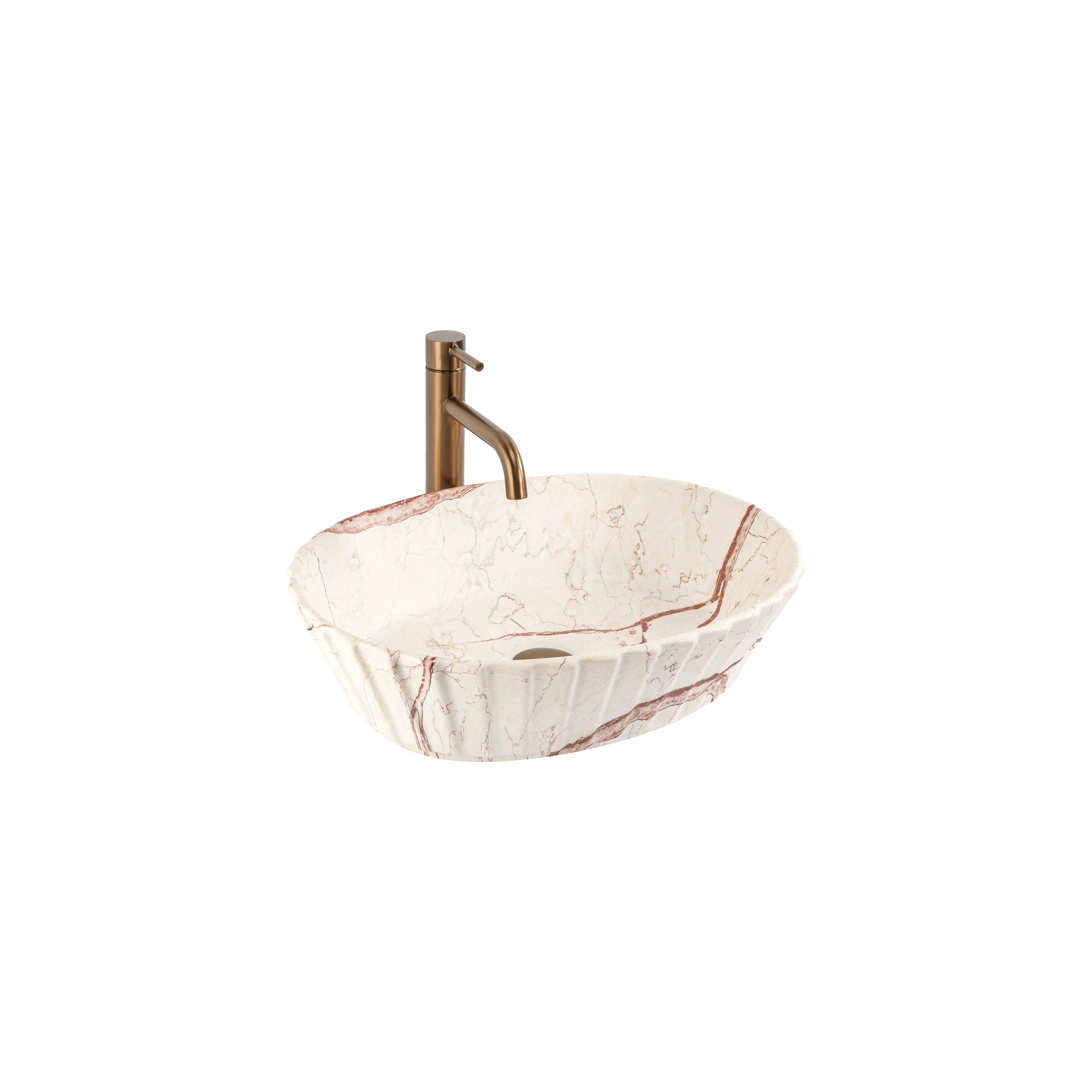 Νιπτήρας Rea Samanta Zen 49.5 x 38 x 13.5  εκ.