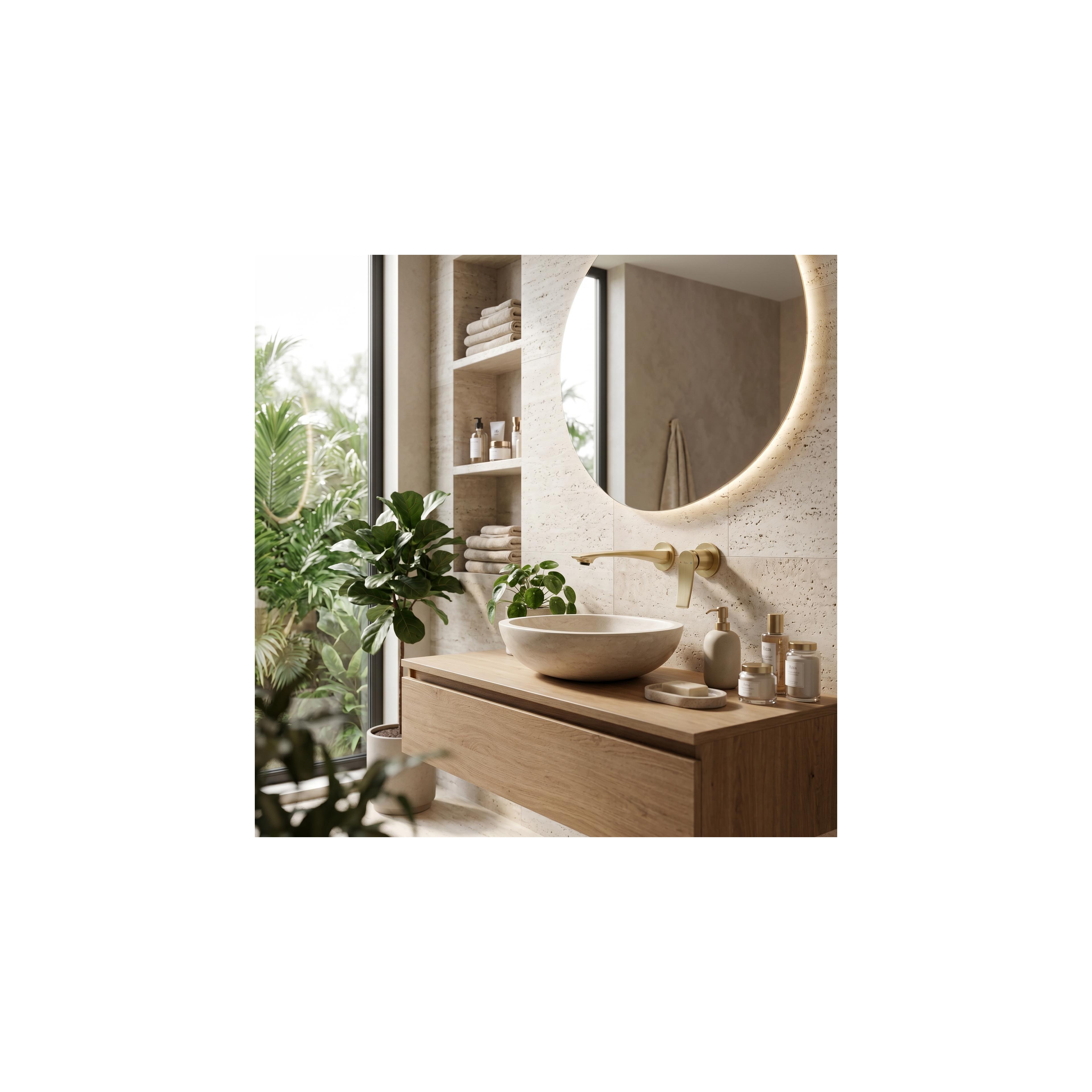 Mitigeur de lavabo encastrable REA VISION Brush Gold + BOX