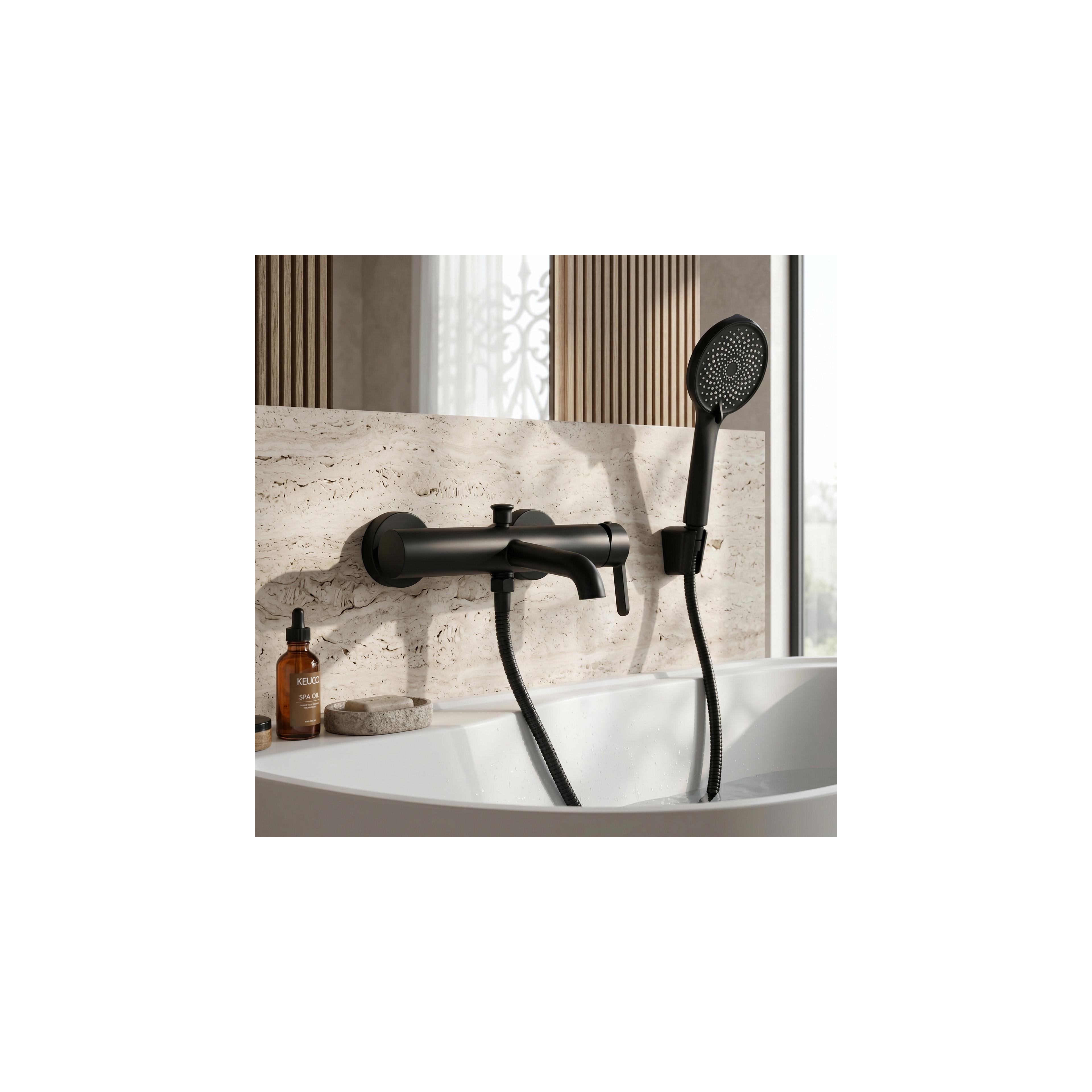 Bath faucet REA Ontario Side Black