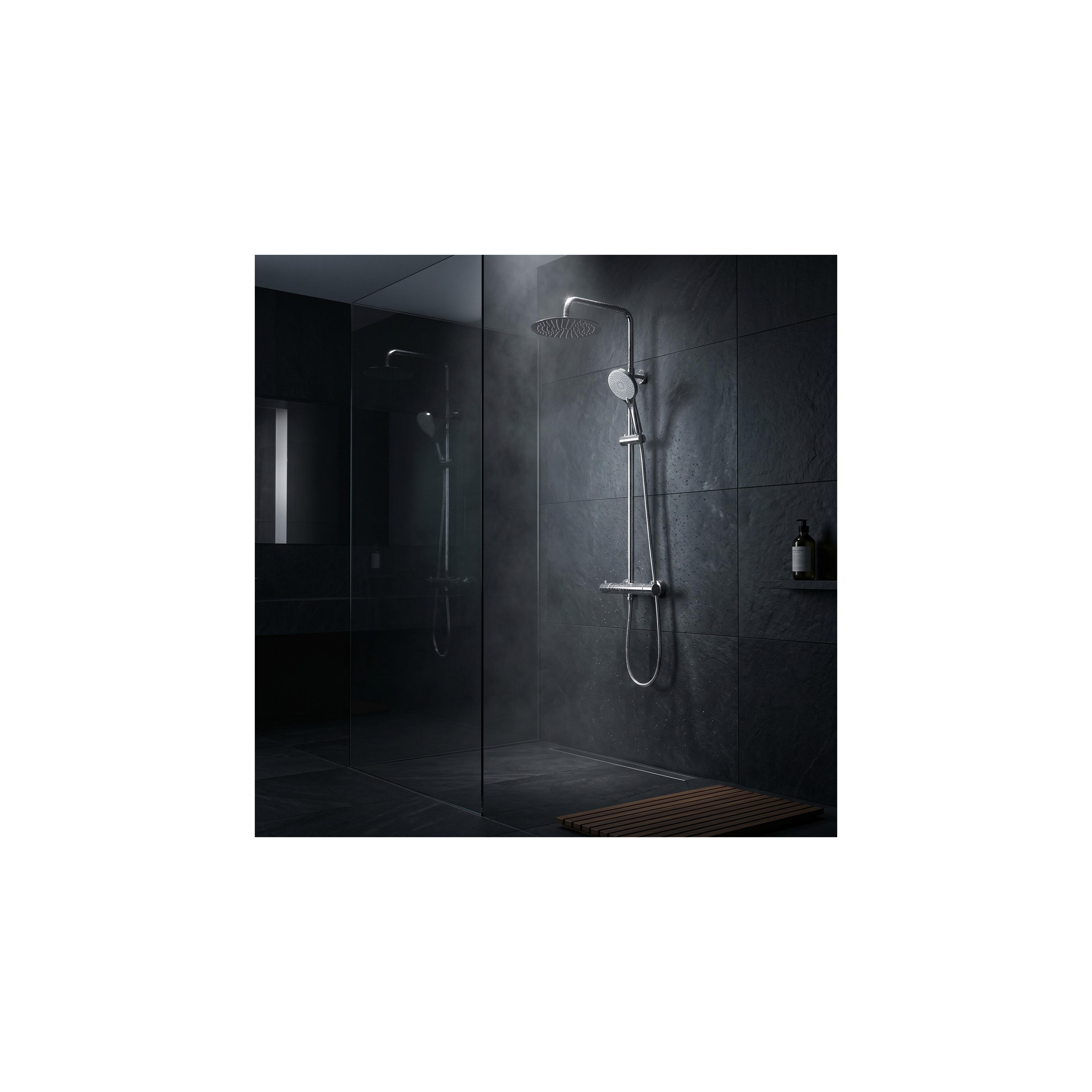 Shower set without spout with thermostat Rea Lungo Chrome