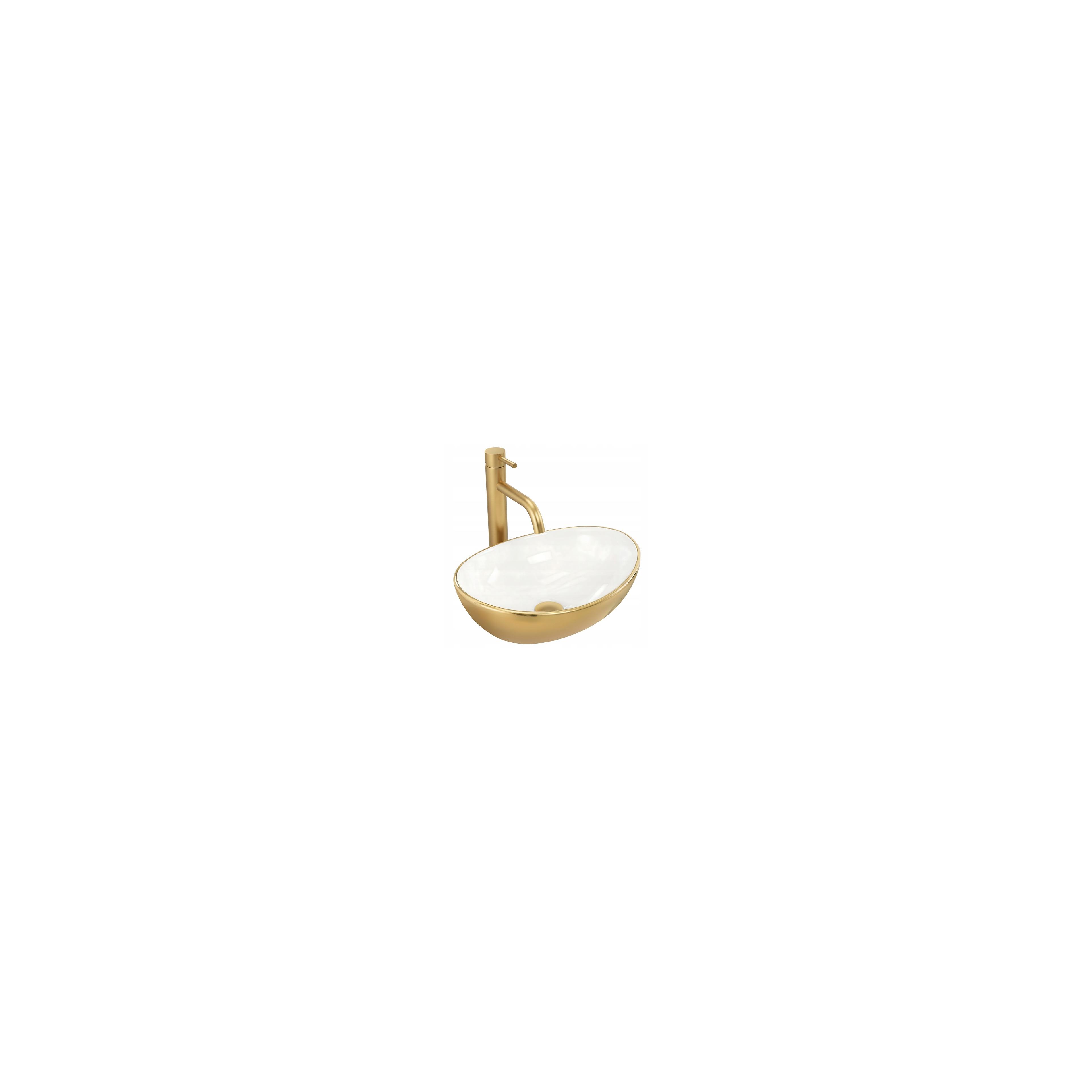 Vasque à poser Basaro Sofia Gold/White