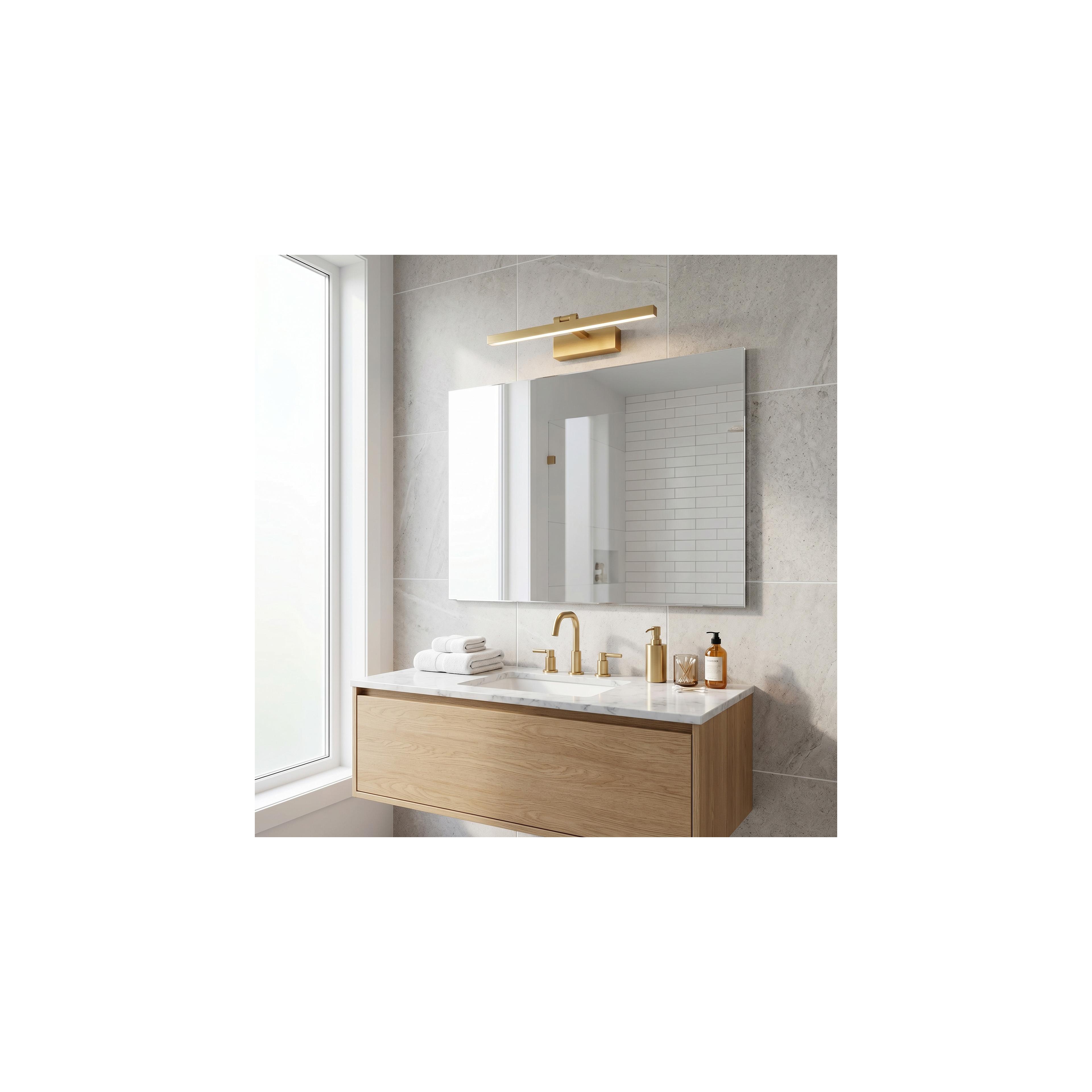 Bathroom LED wall sconce APP1865-1W 80 cm BRUSH GOLD
