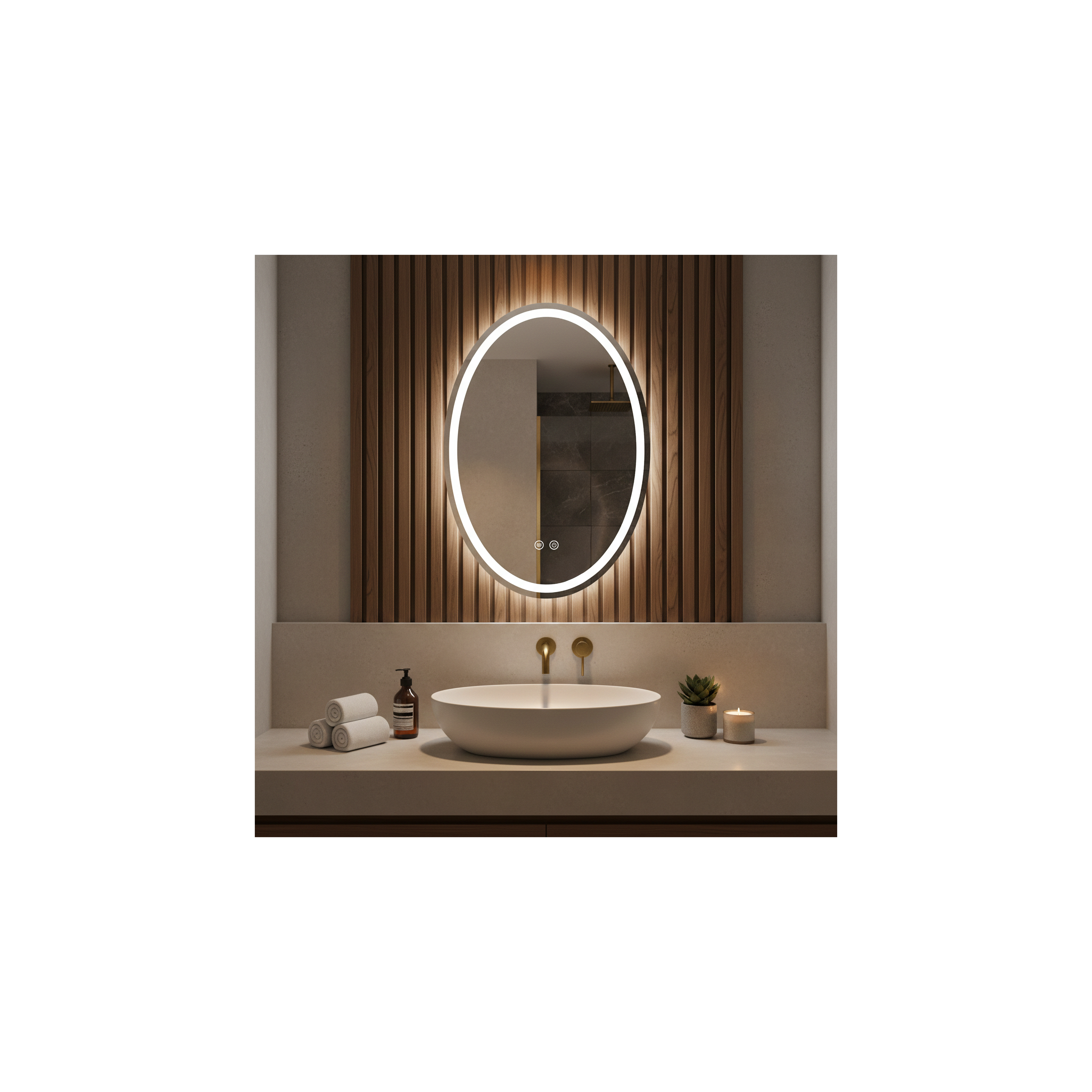 Miroir LED Marco 60x80  cm