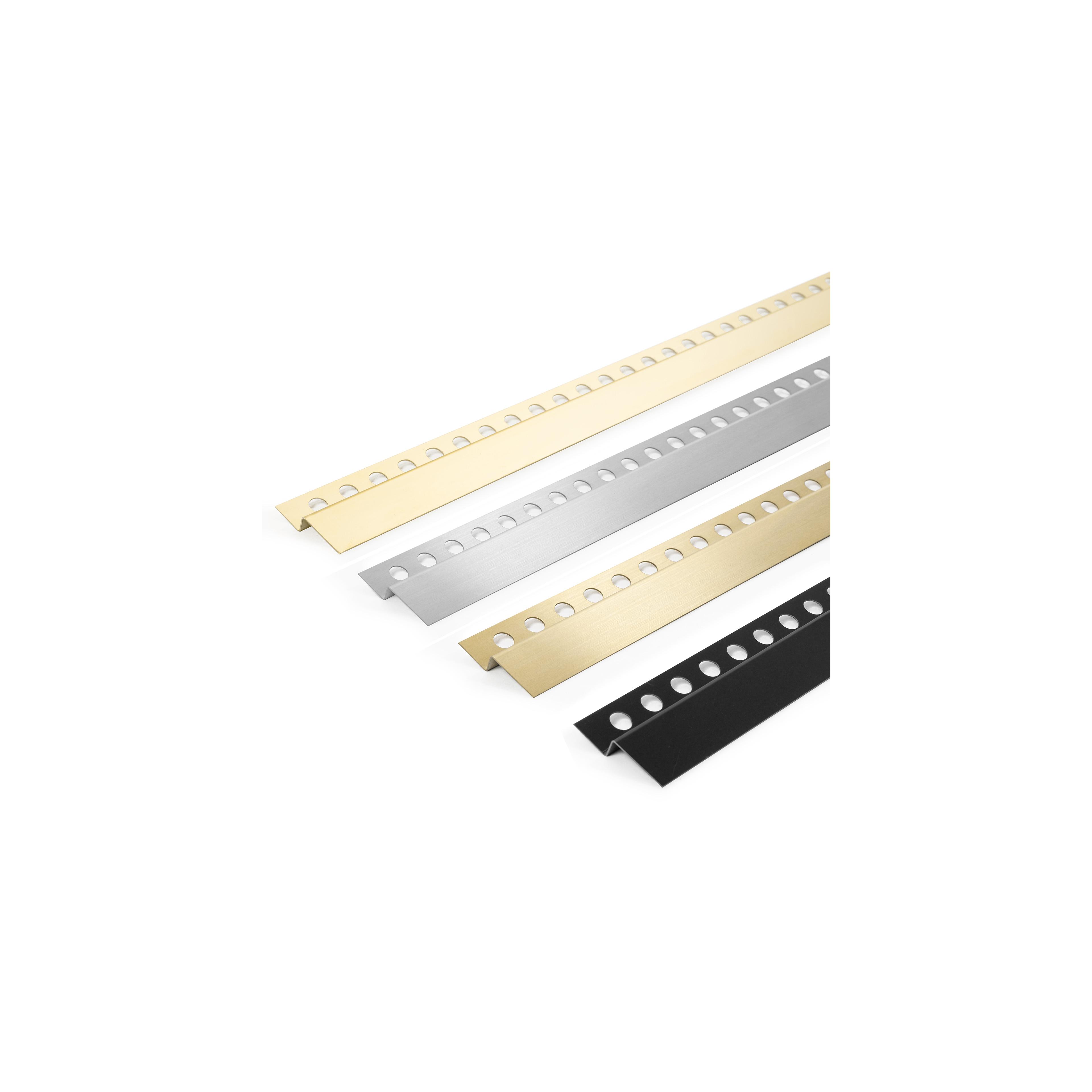 Front shower tray strip 130cm Black