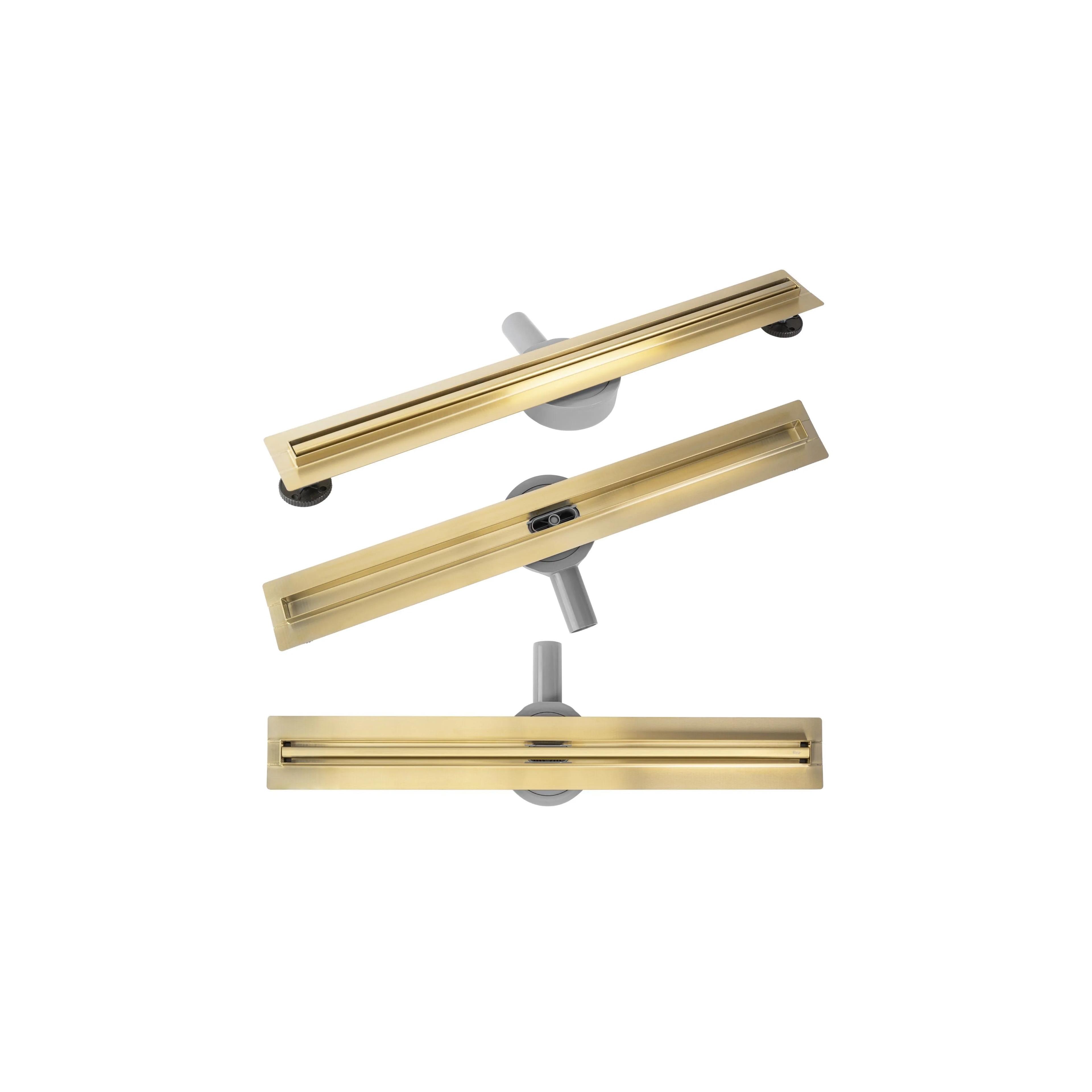 Duschrinne REA Neox Slim pro Brush Gold 70