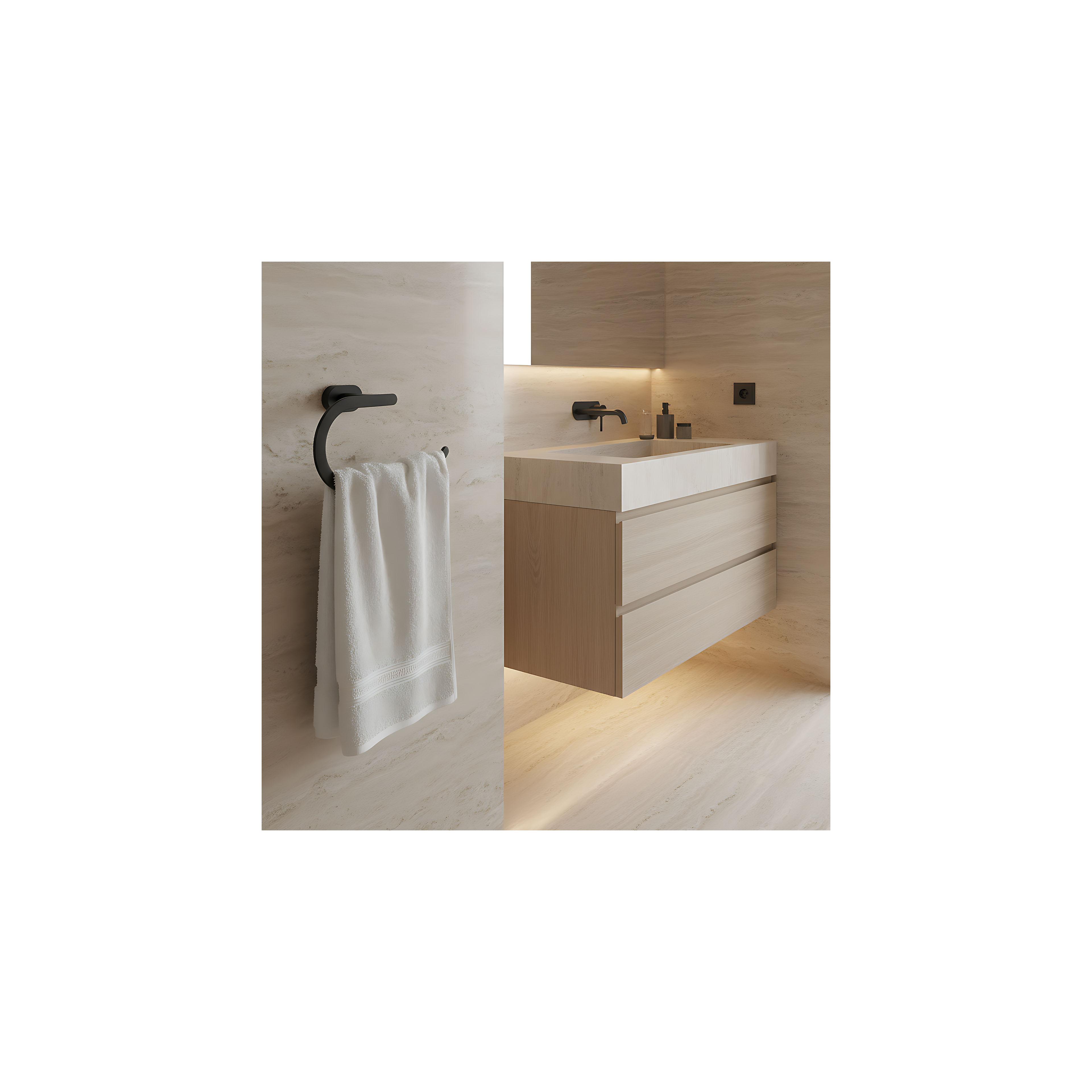 Porte-serviette Ring 110 Til Black