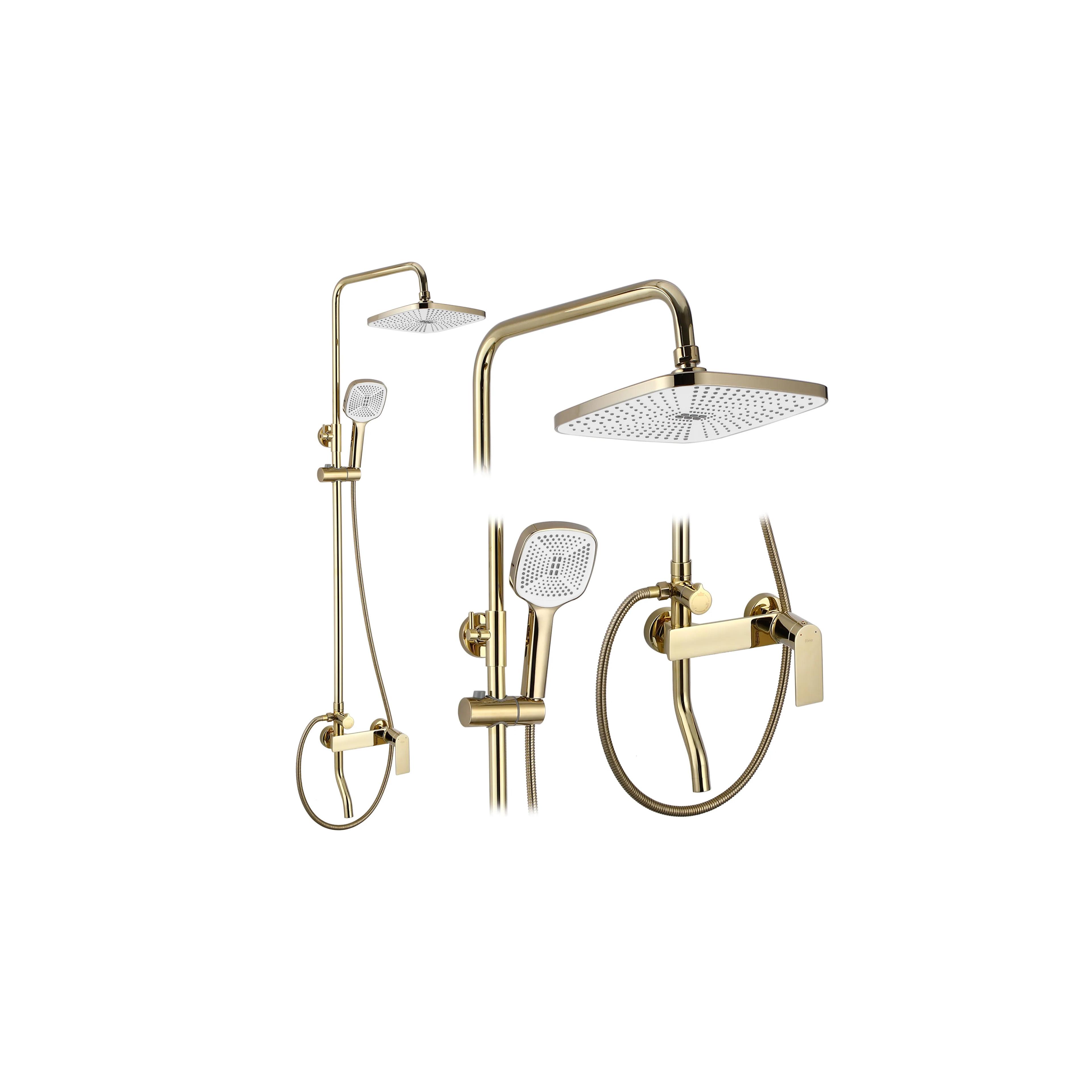 Shower set REA STORM ZŁOTY GOLD