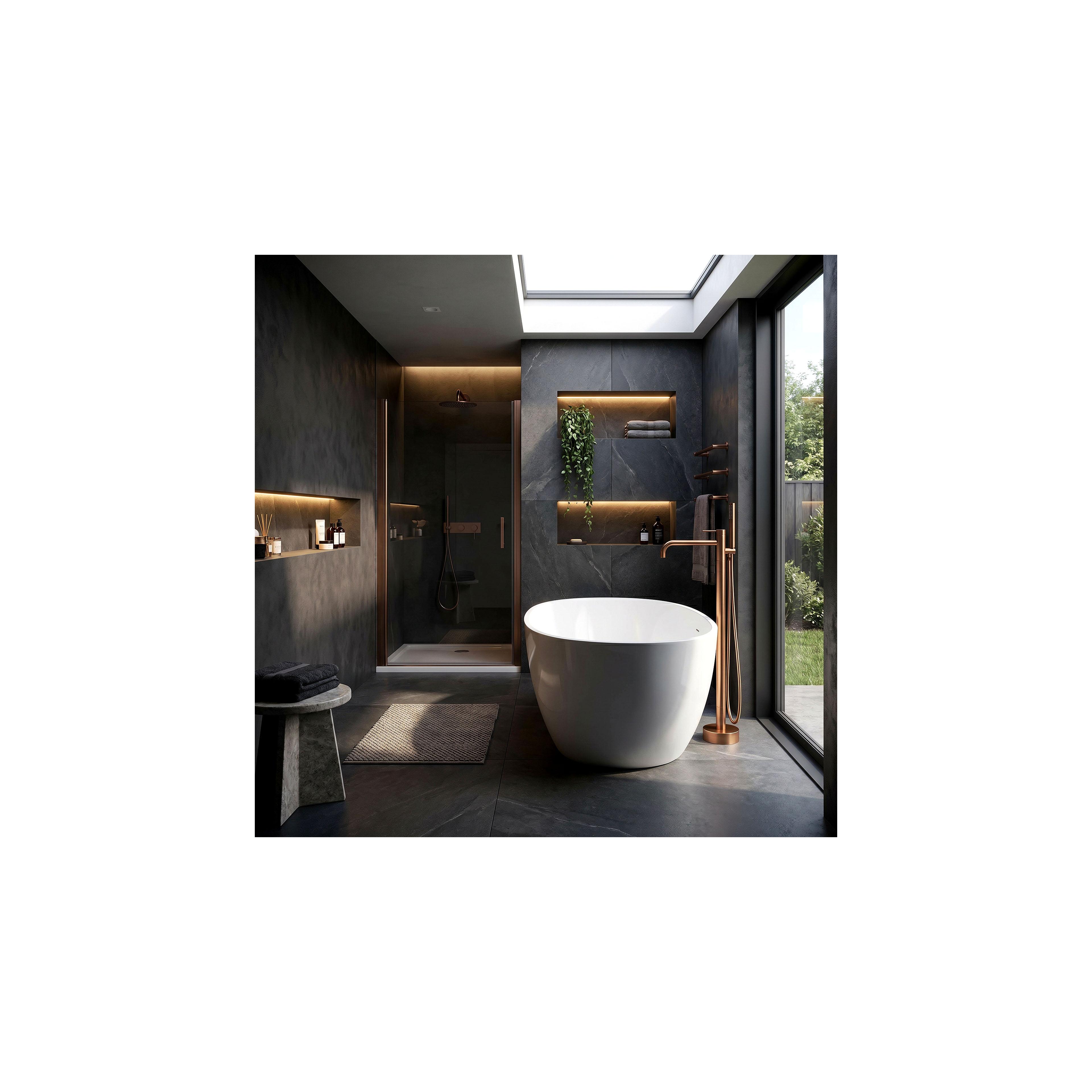 Free-standing faucet Rea Clif Brush Copper