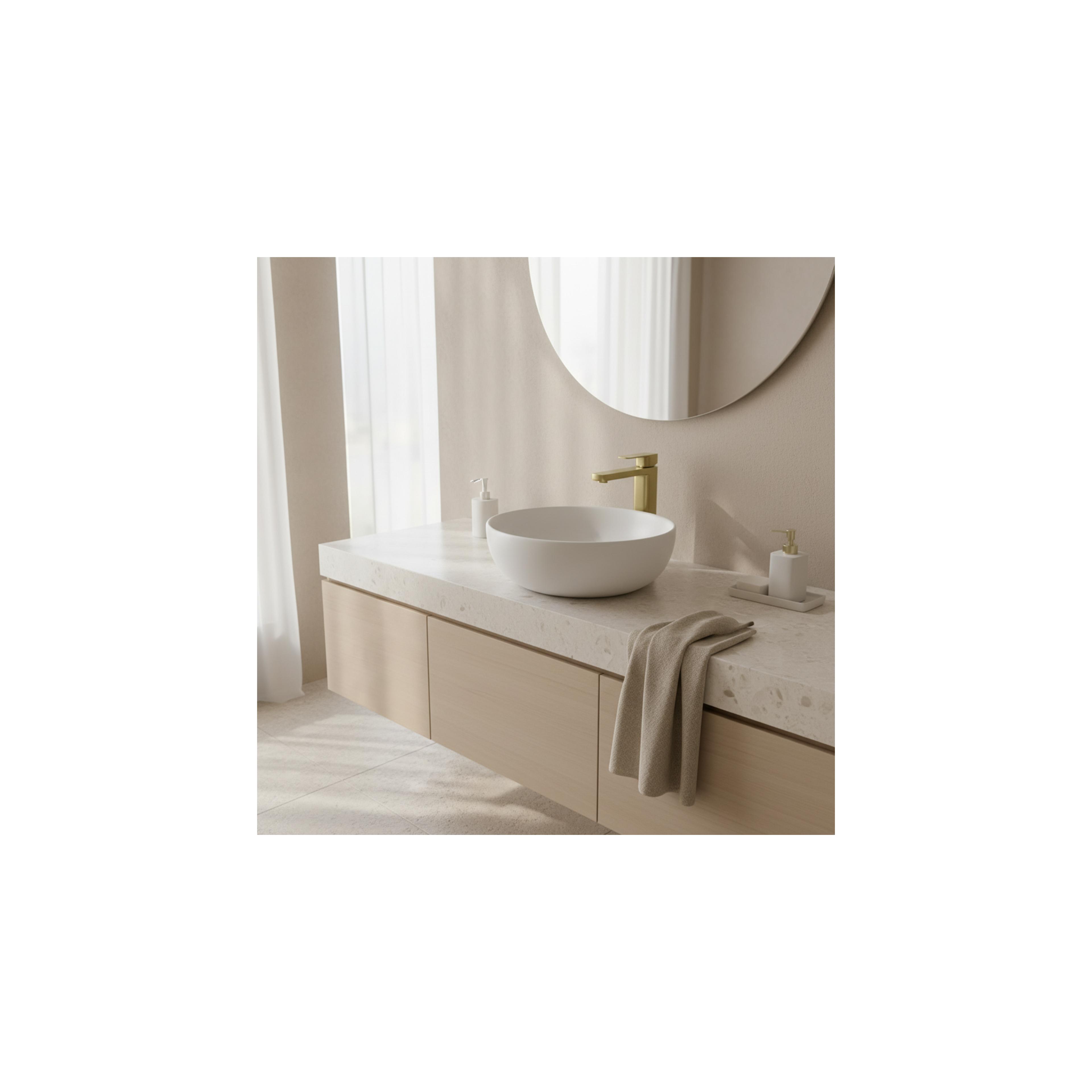 Robinet de salle de bain Rea Arlo Brush Gold