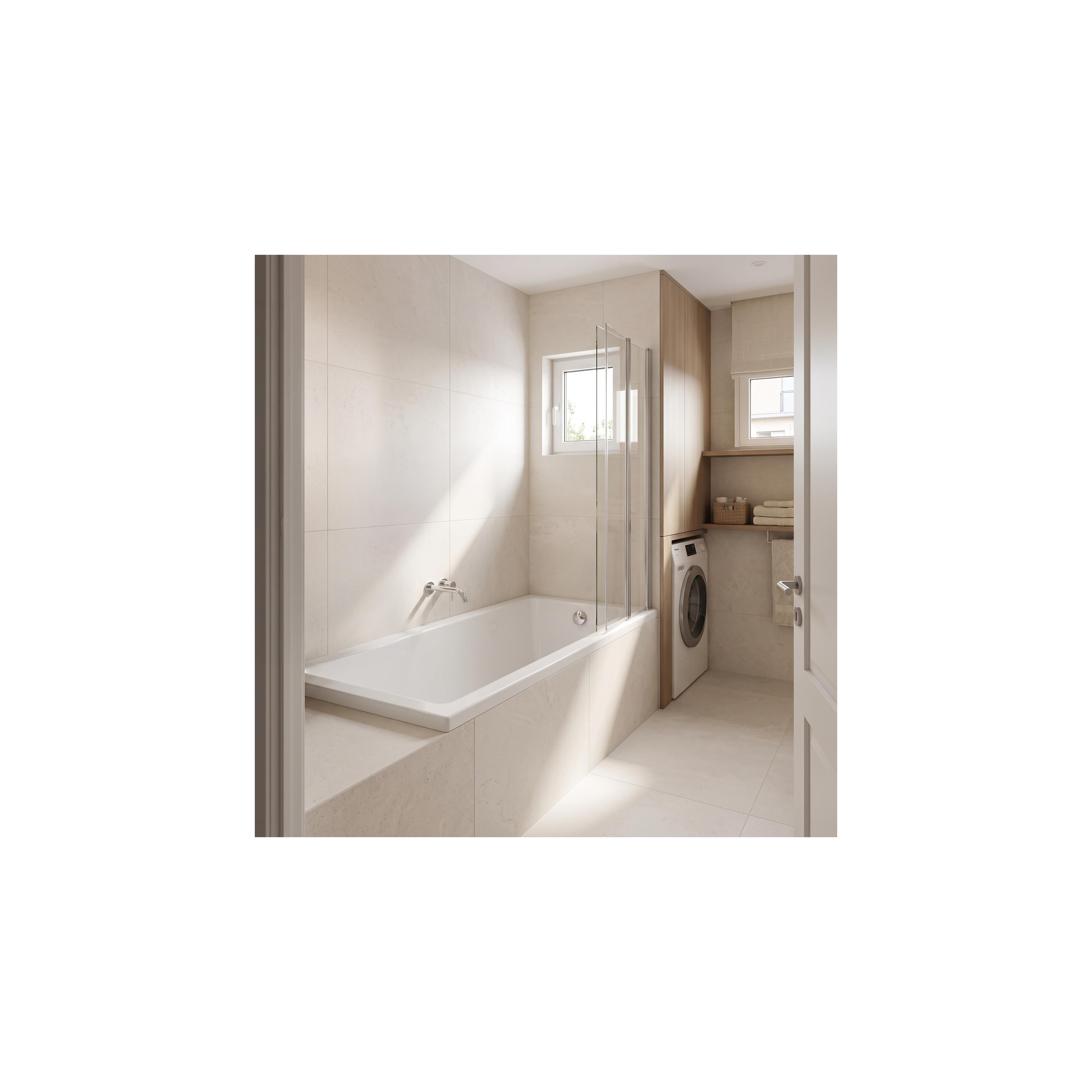 Baignoire acrylique encastrable Rea Catania 160