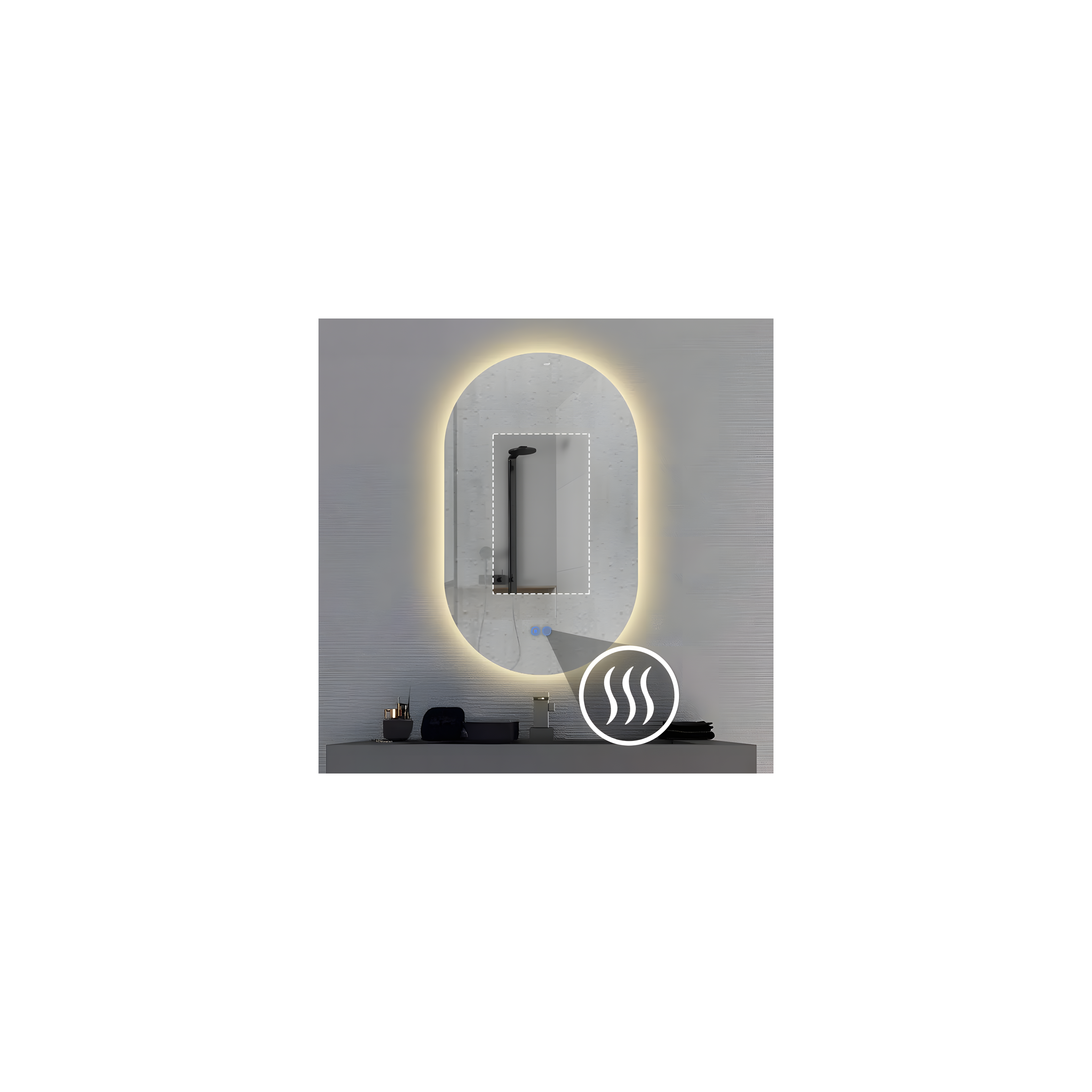 Miroir LED 50x80cm S027