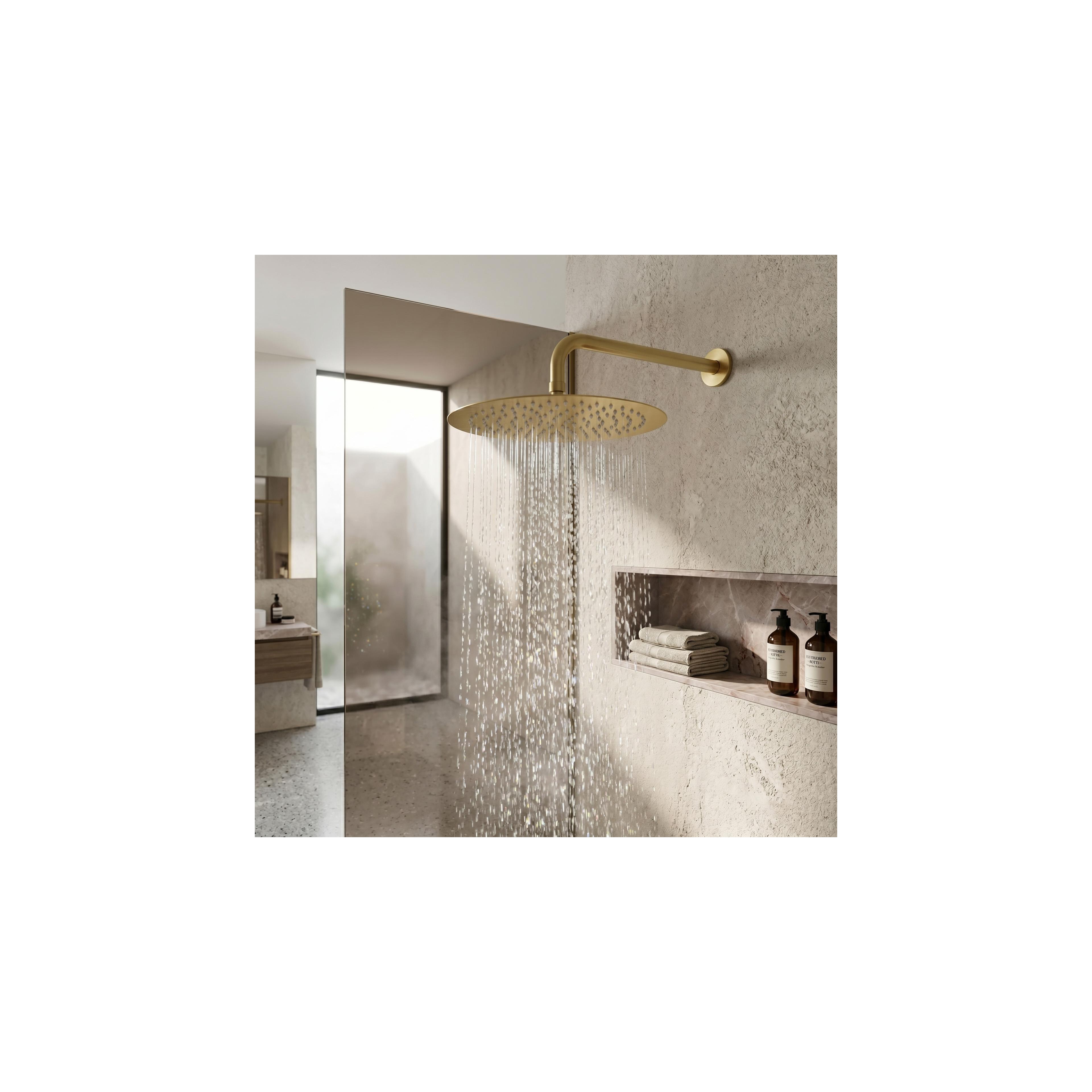 Runde Regendusche REA JS-P014BG 30cm Brush Gold