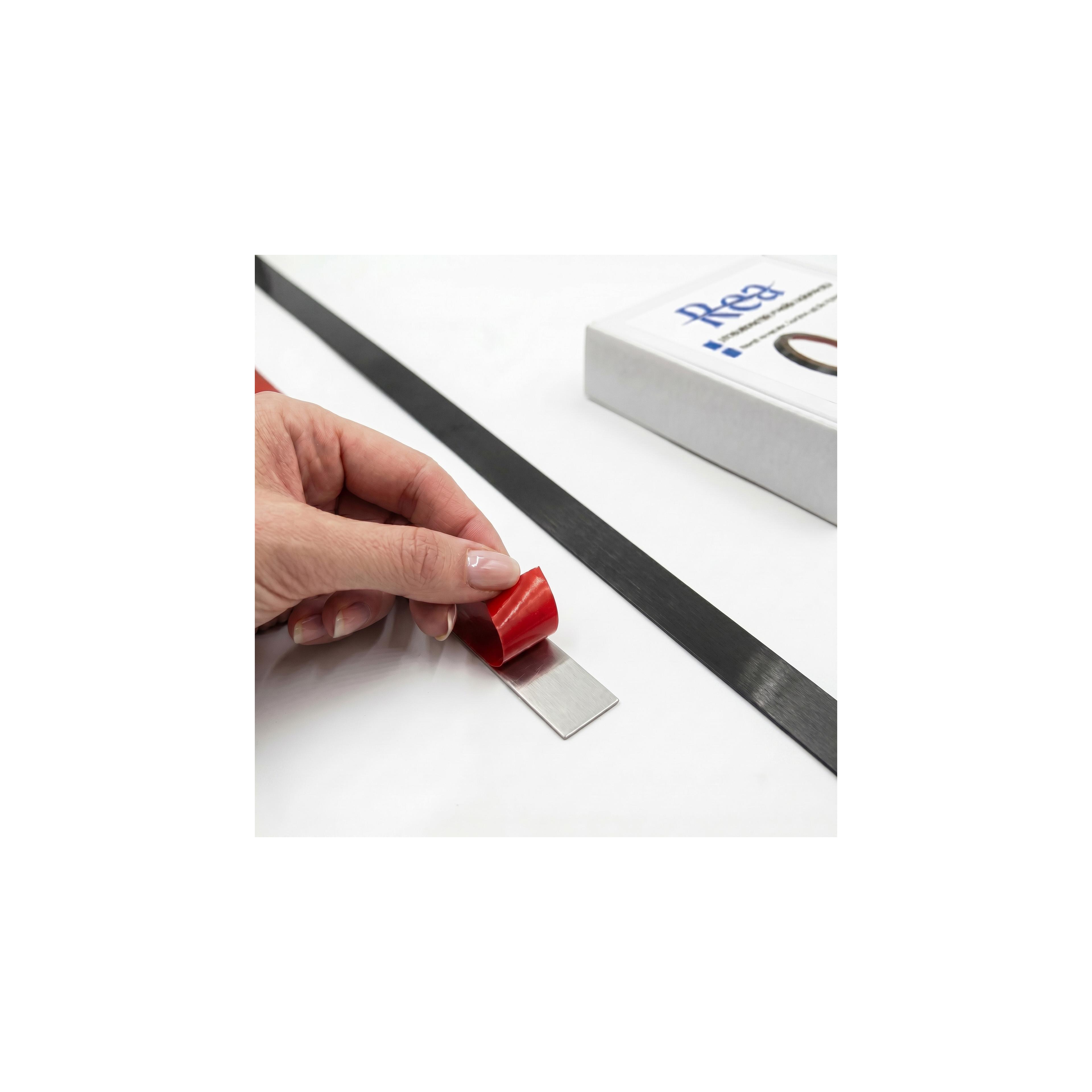 Self-adhesive decorative trim Rea P14454C 2cm Brush Black