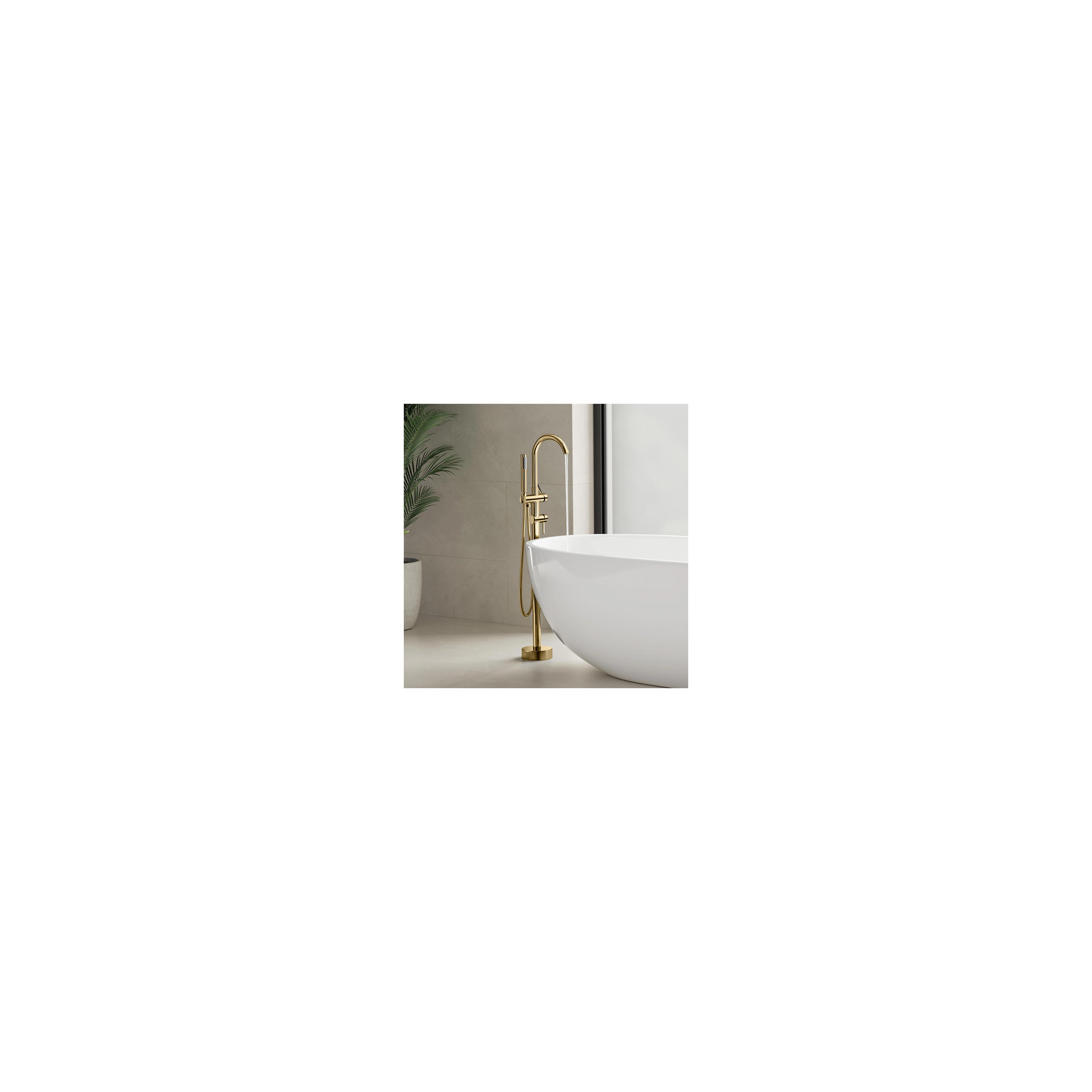 Baterie pentru cada Freestanding Rea Lungo Ortis Auriu Gold