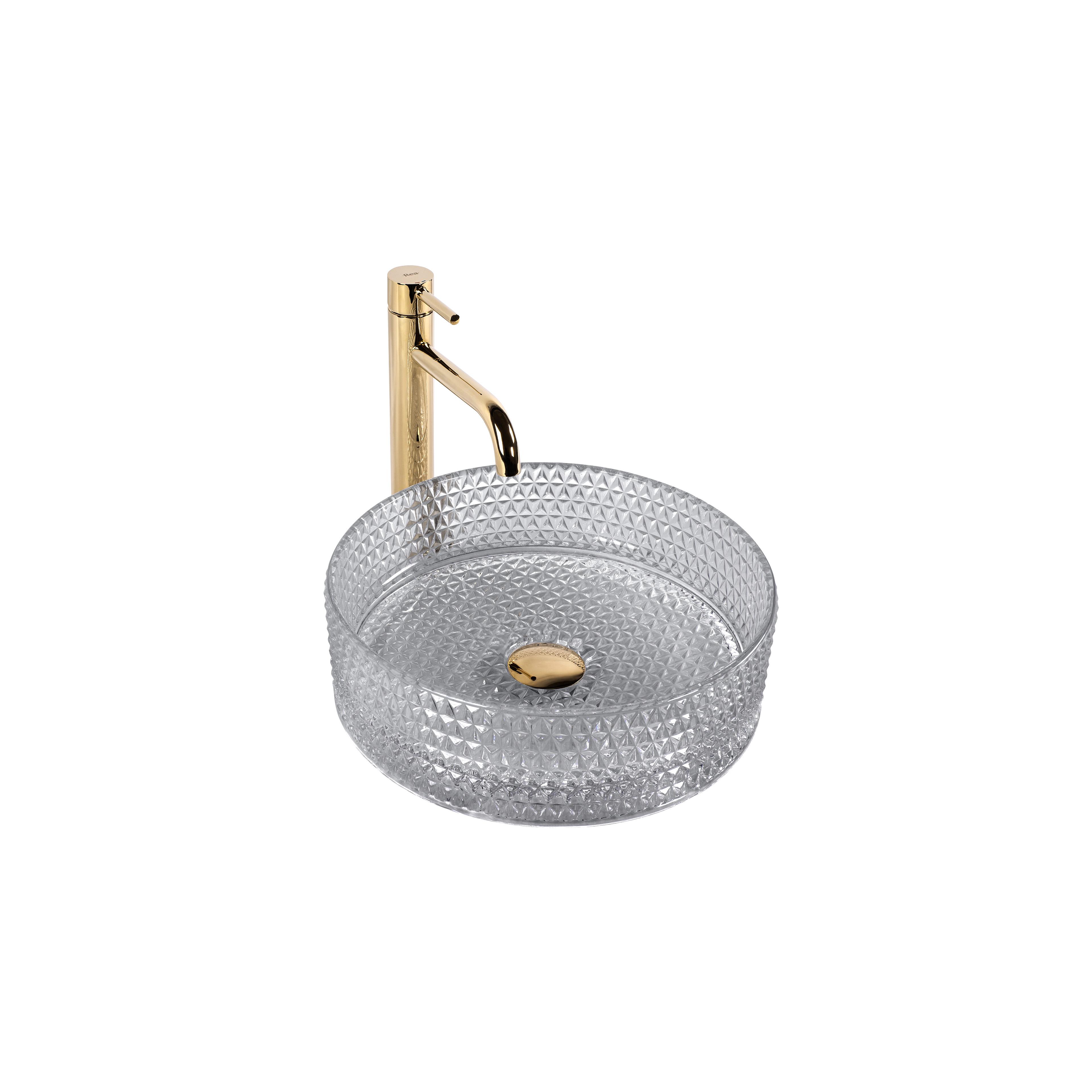 Countertop washbasin Rea Cristal Light Grey