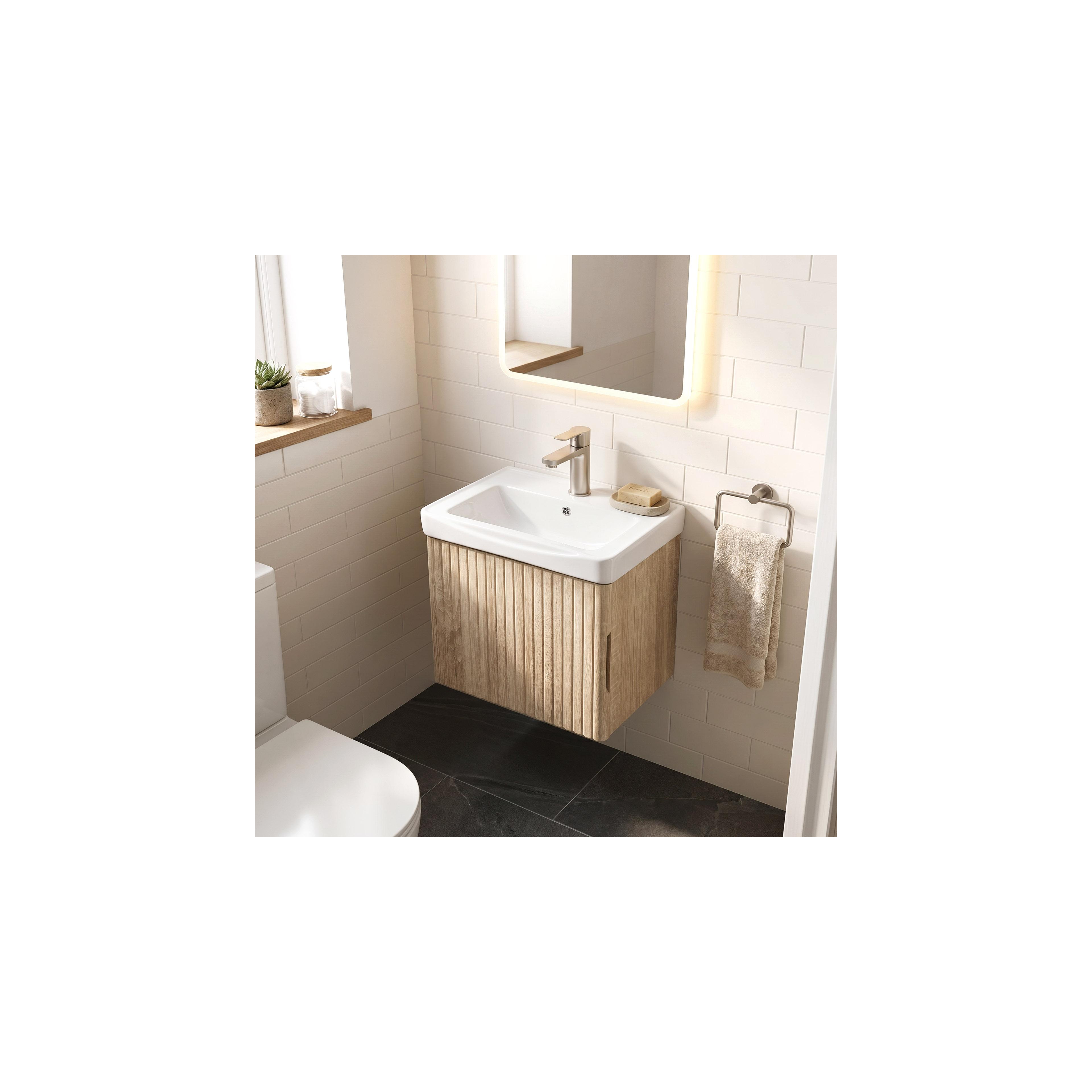 Szafka łazienkowa z umywalką Rea  DB85-50-3 Orio Light 50cm