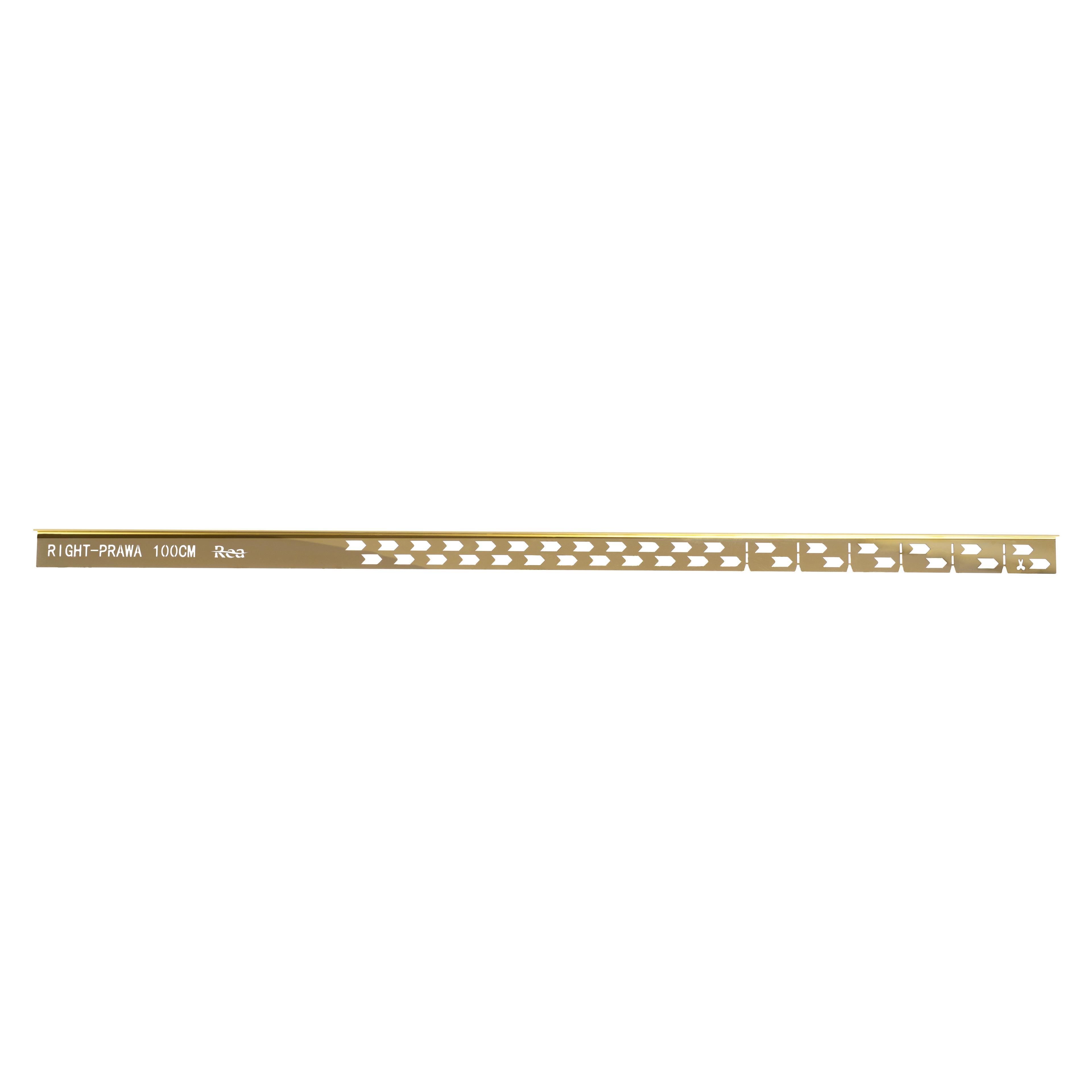 Listwa spadkowa brodzikowa 100cm Gold
