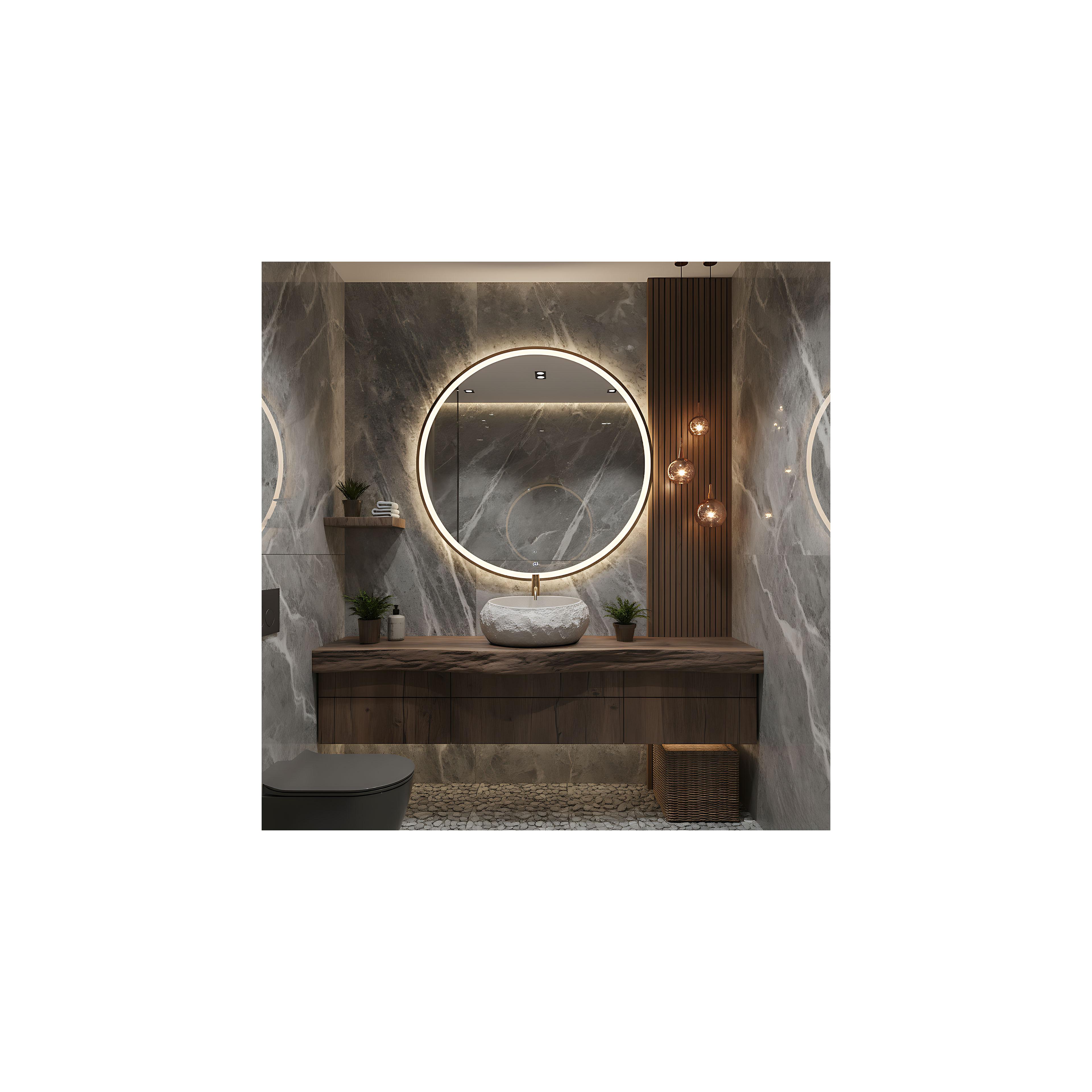Lavabo sobre encimera Rea Mika Beige