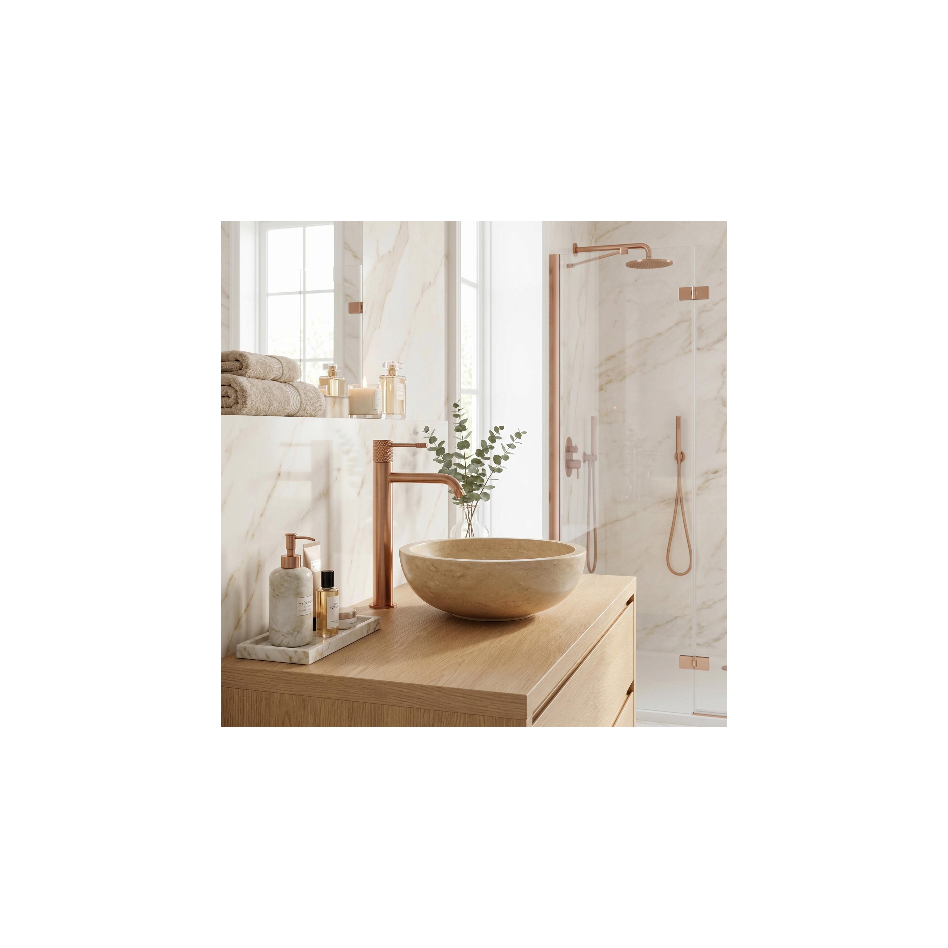Bathroom faucet Rea Venti Brush Copper High