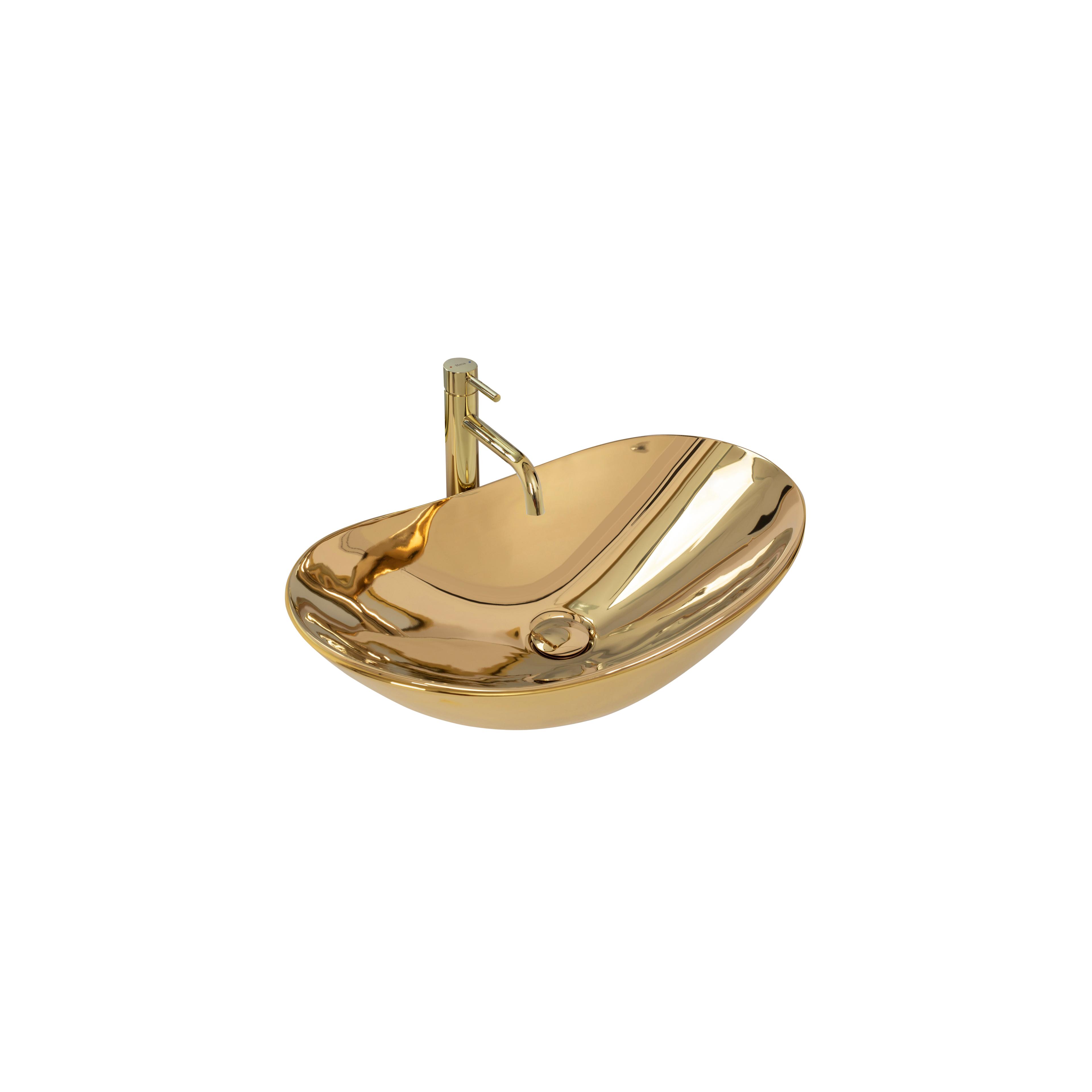 Умивальник на стільницю Rea Royal Gold
