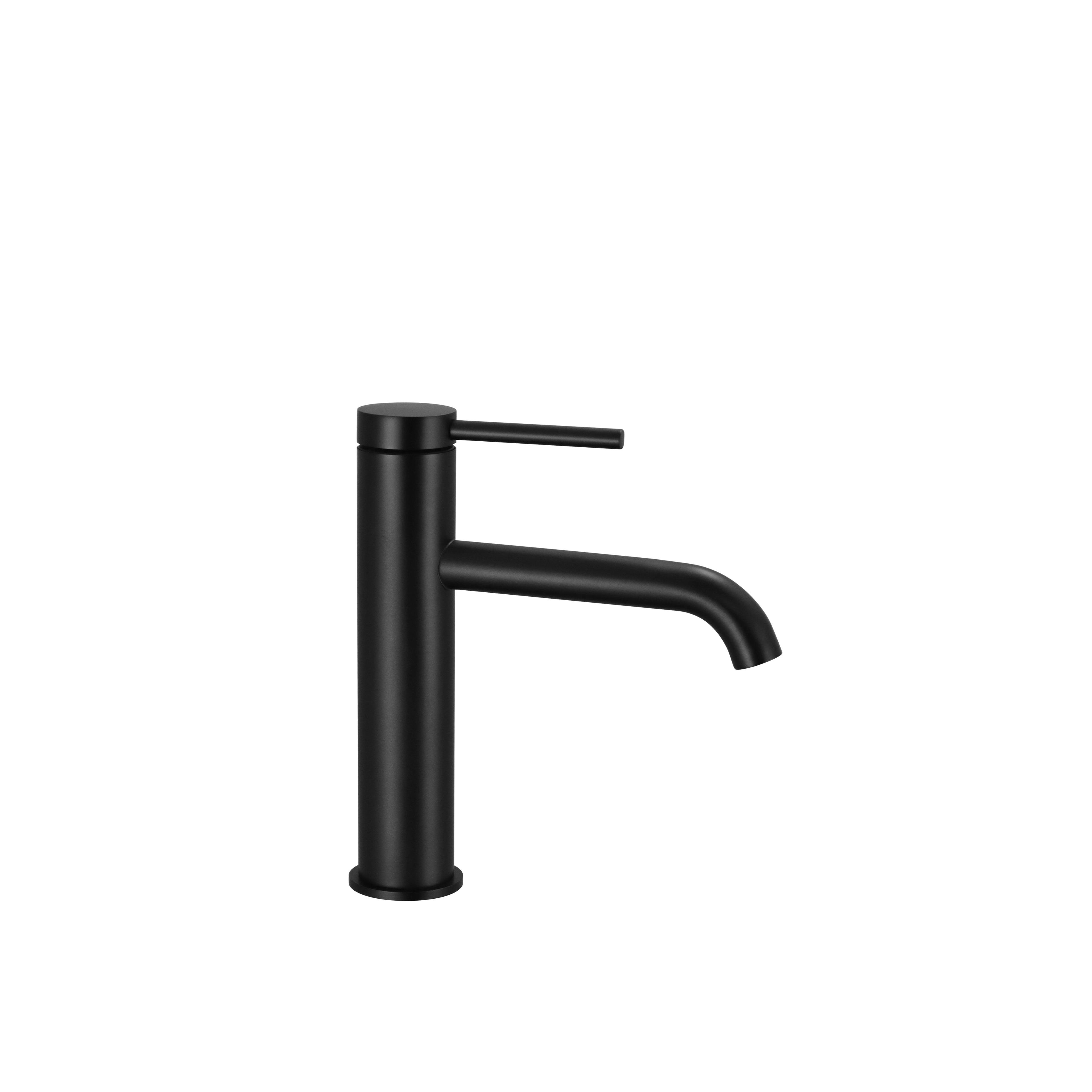 Bateria umywalkowa REA CLIF CZARNA NISKA