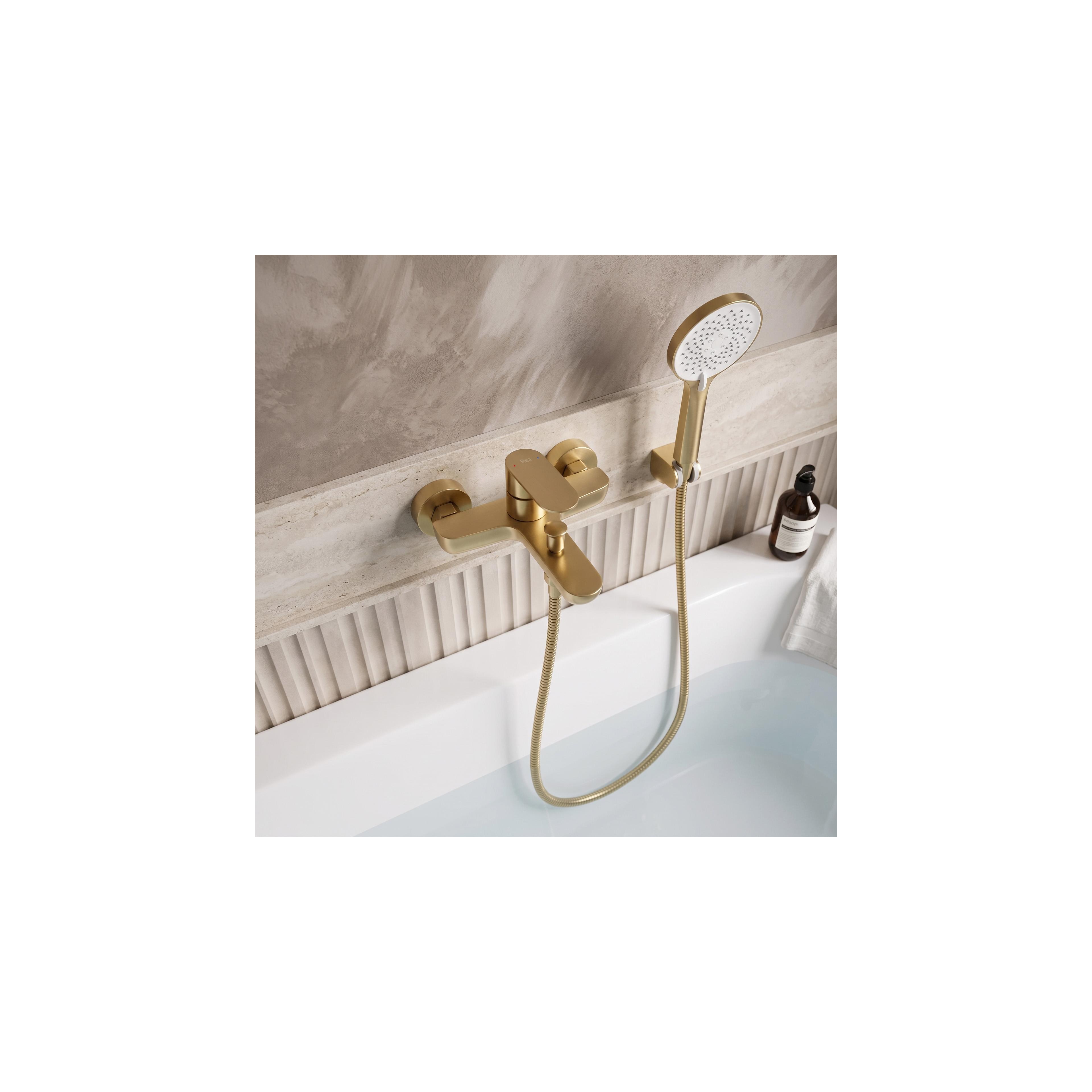 Bath faucet REA Logan Brush Gold
