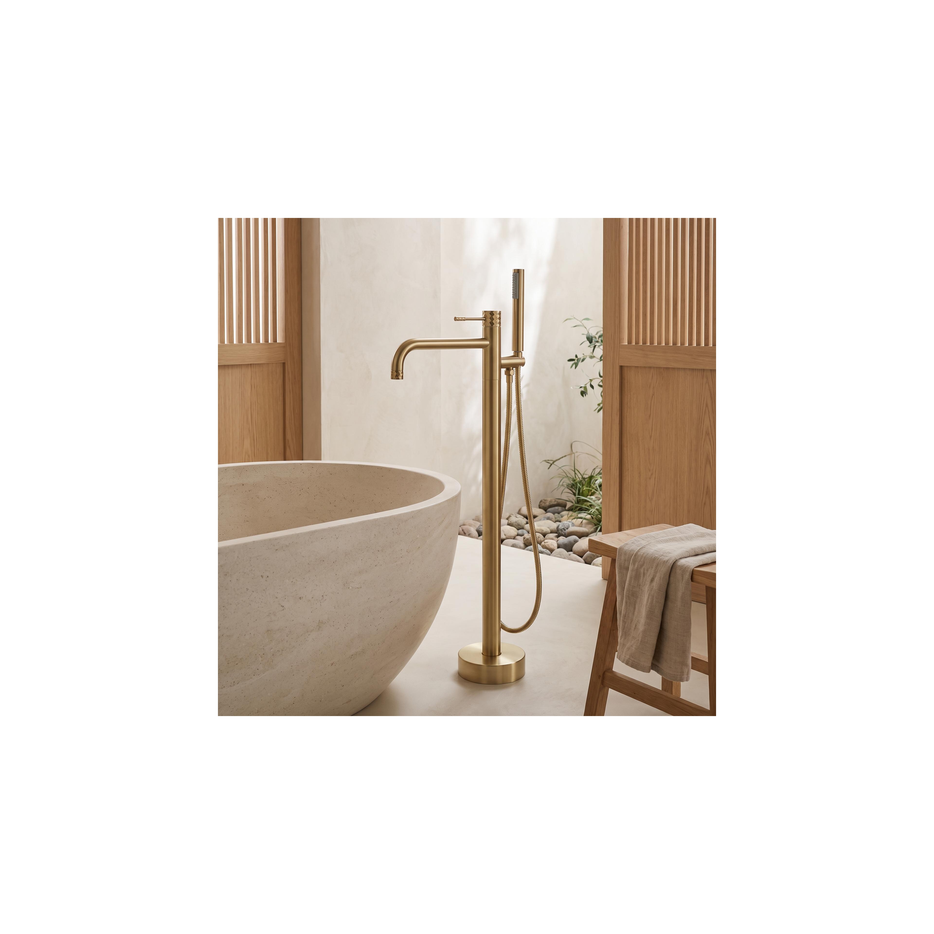 Vabalt seisev segisti Rea Lungo Diamond Brush Gold